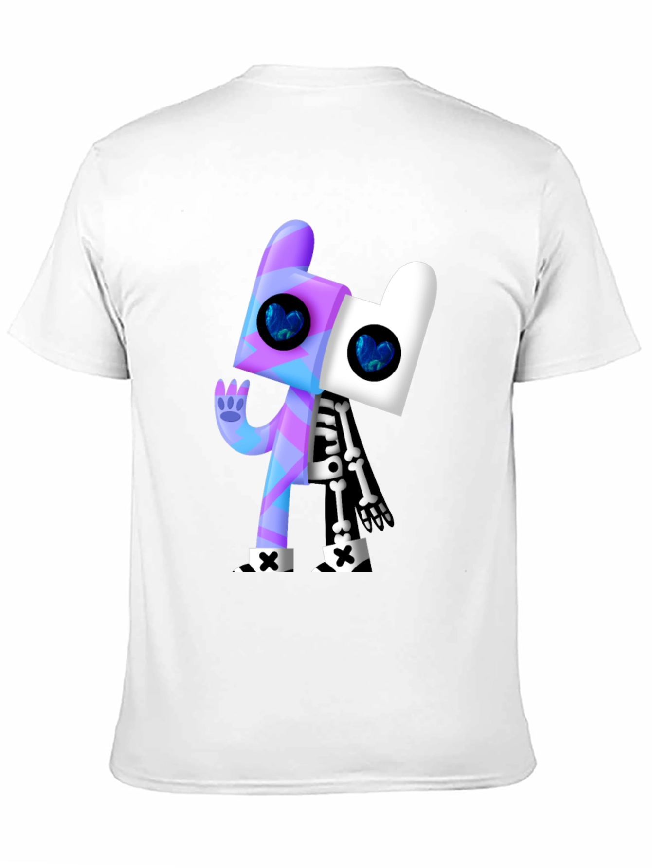 Cartoon Character Graphic Black T-Shirt