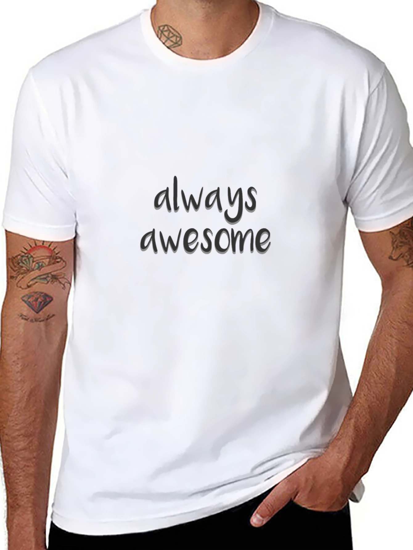 Always Awesome Black T-Shirt
