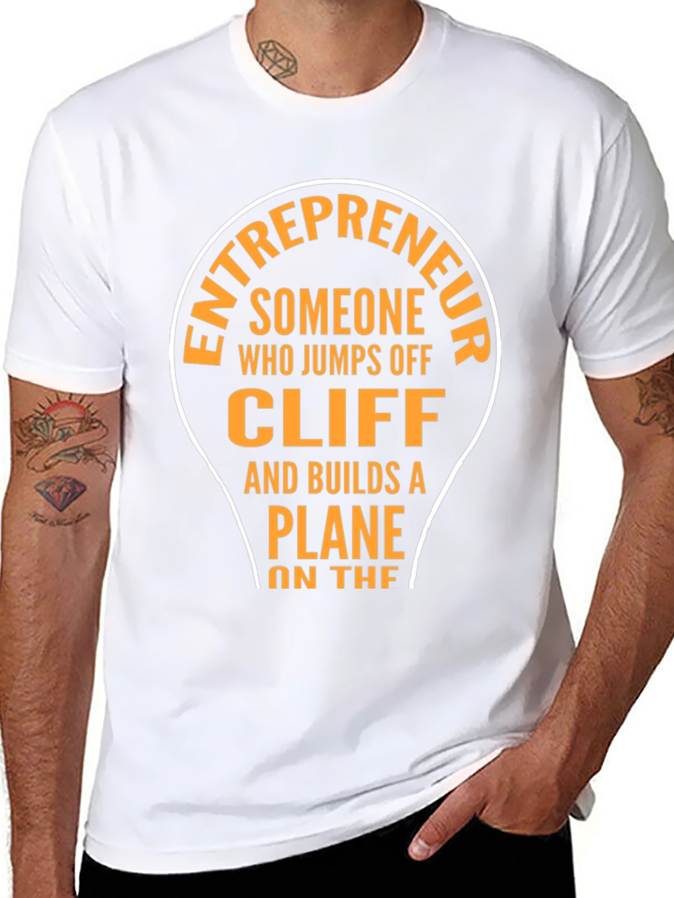 Entrepreneur T-Shirt - Cliff Jumper Plane Builder