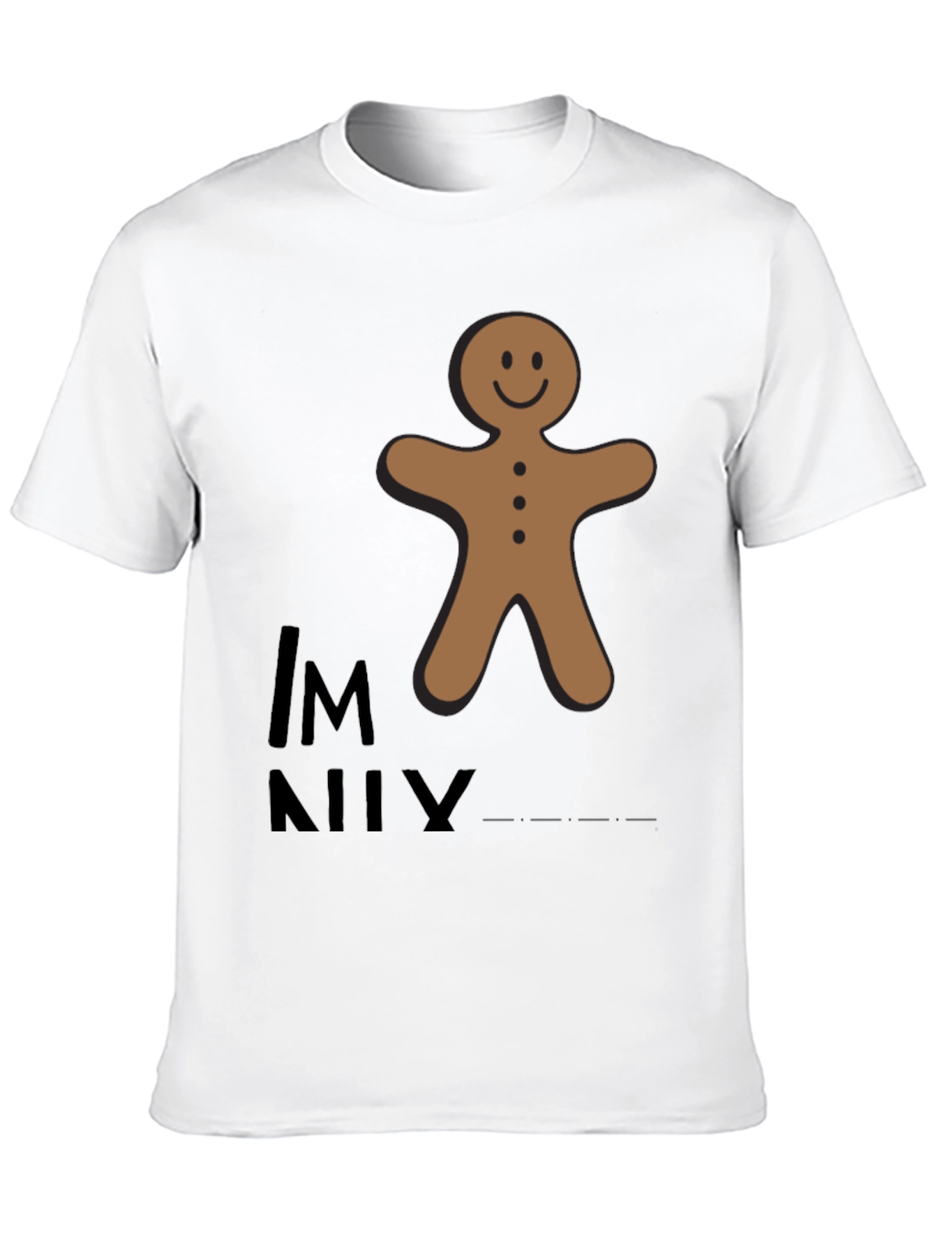 Gingerbread Man T-Shirt - Funny Christmas Holiday Tee