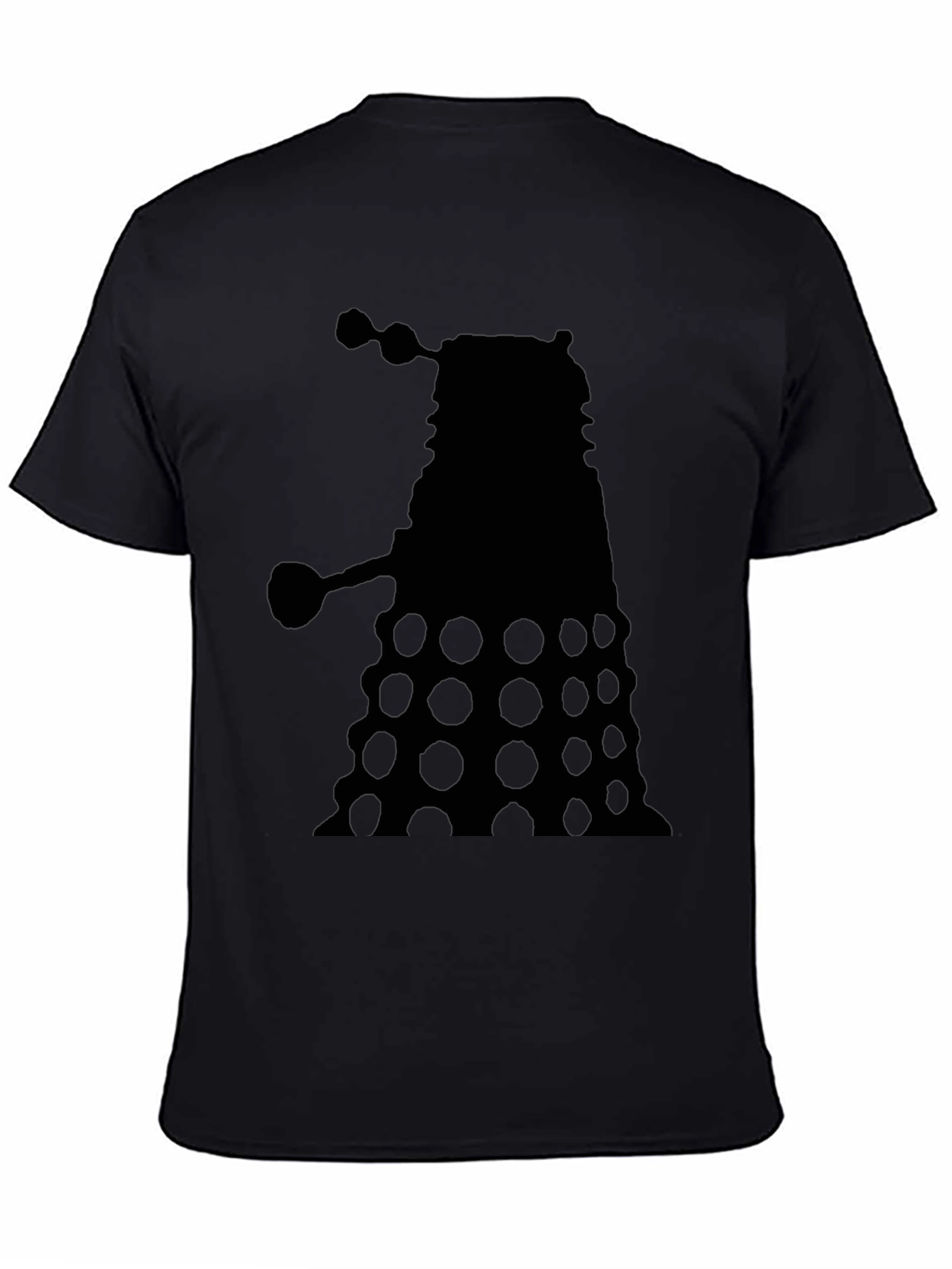 Dalek Silhouette Black T-Shirt