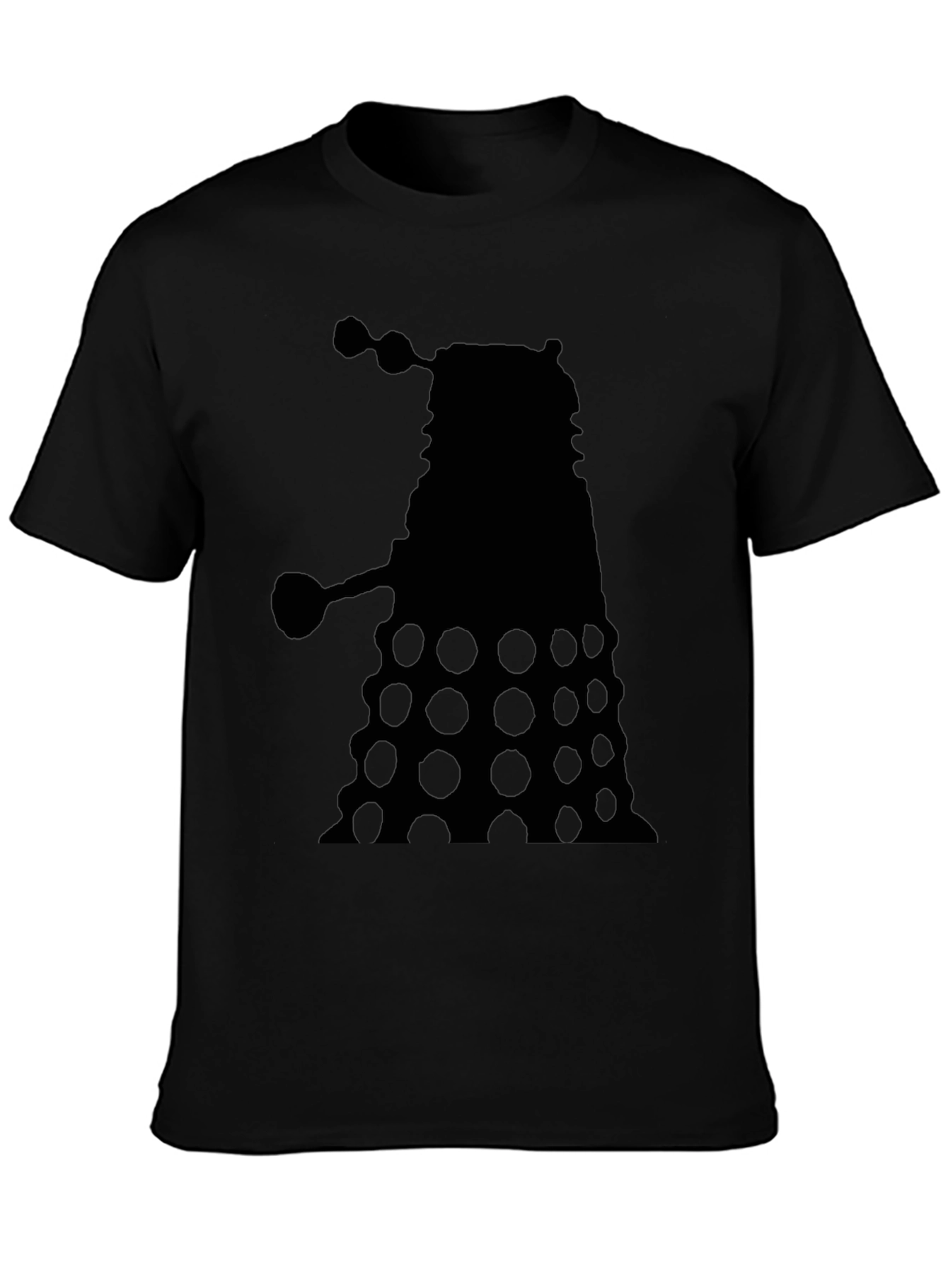 Dalek Silhouette Black T-Shirt