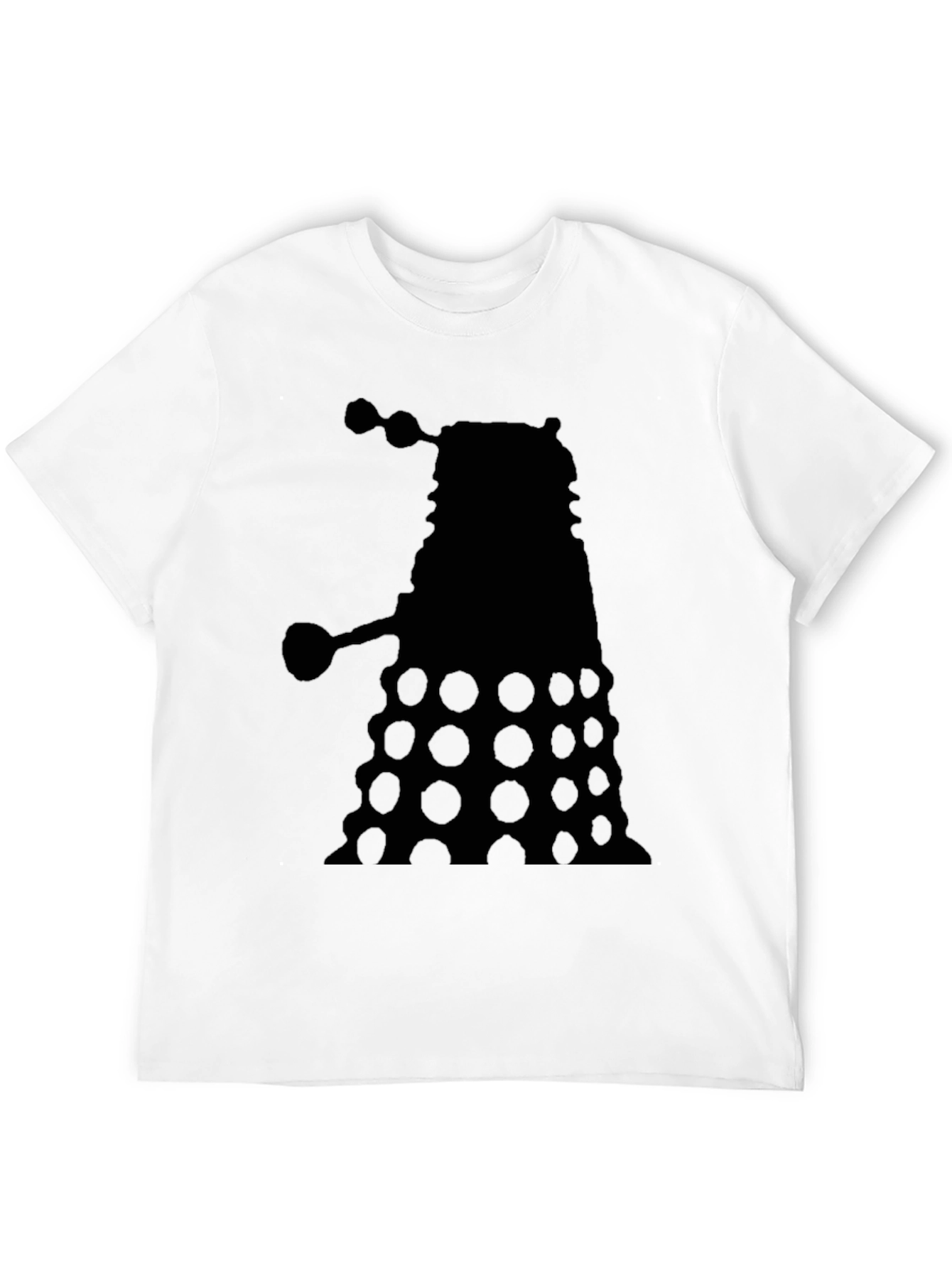 Dalek Silhouette Black T-Shirt