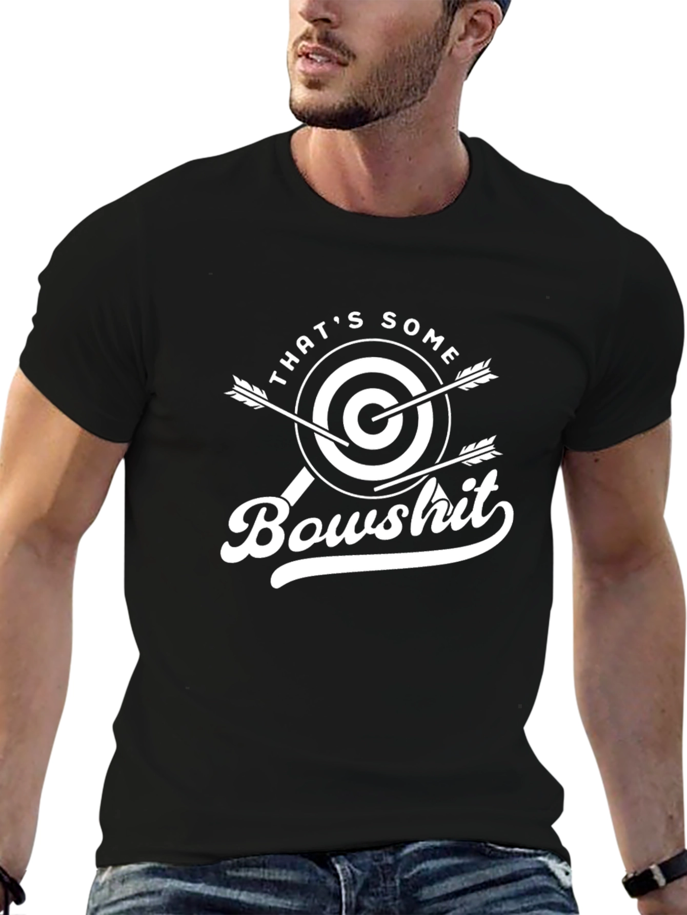 Thats Some Bowshit T-Shirt Archery Humor Tee