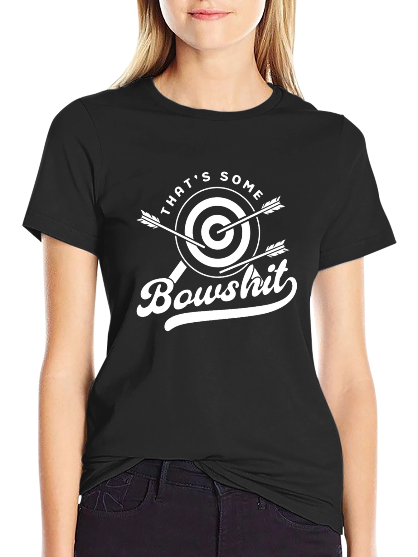 Thats Some Bowshit T-Shirt Archery Humor Tee