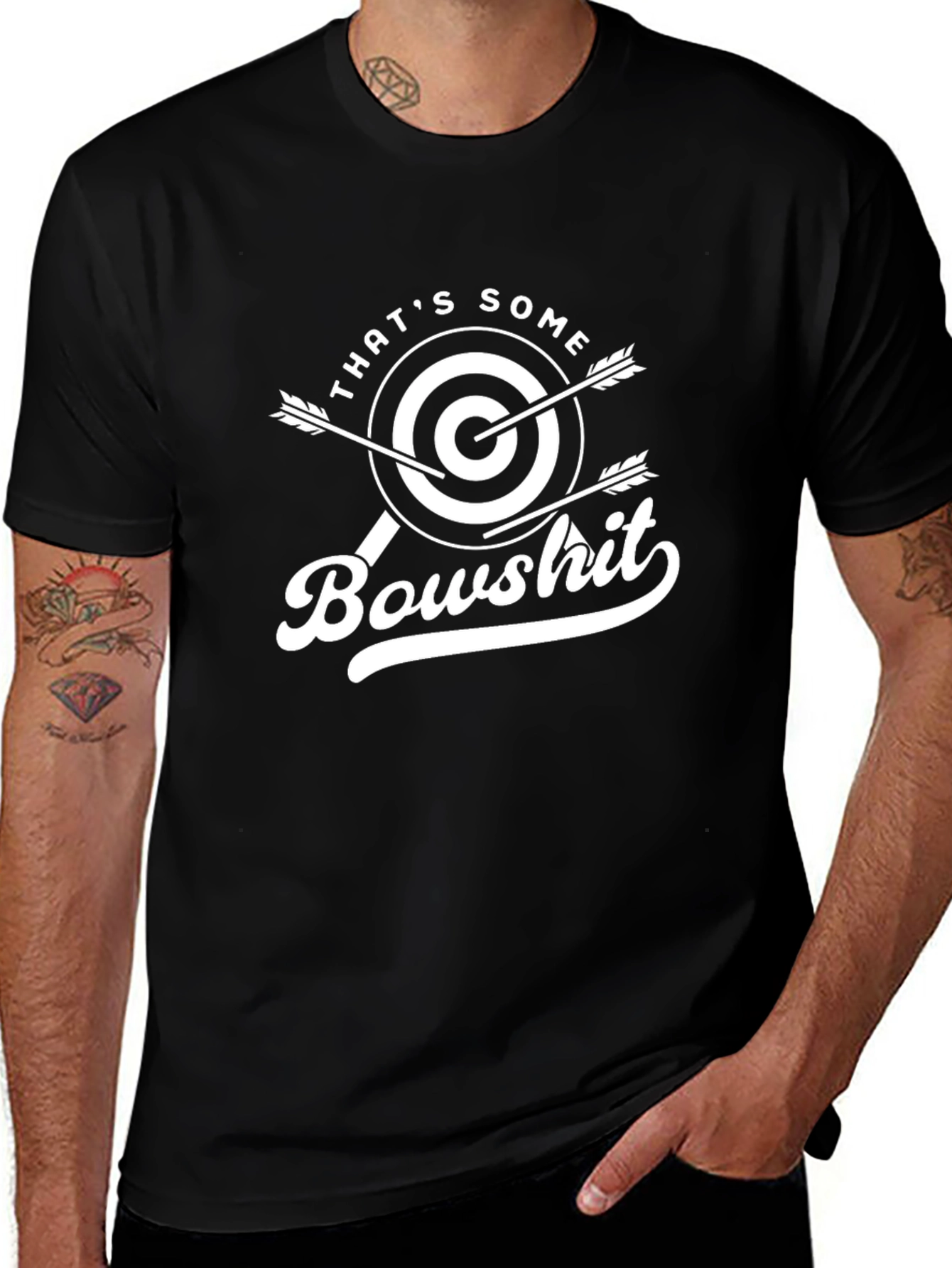 Thats Some Bowshit T-Shirt Archery Humor Tee