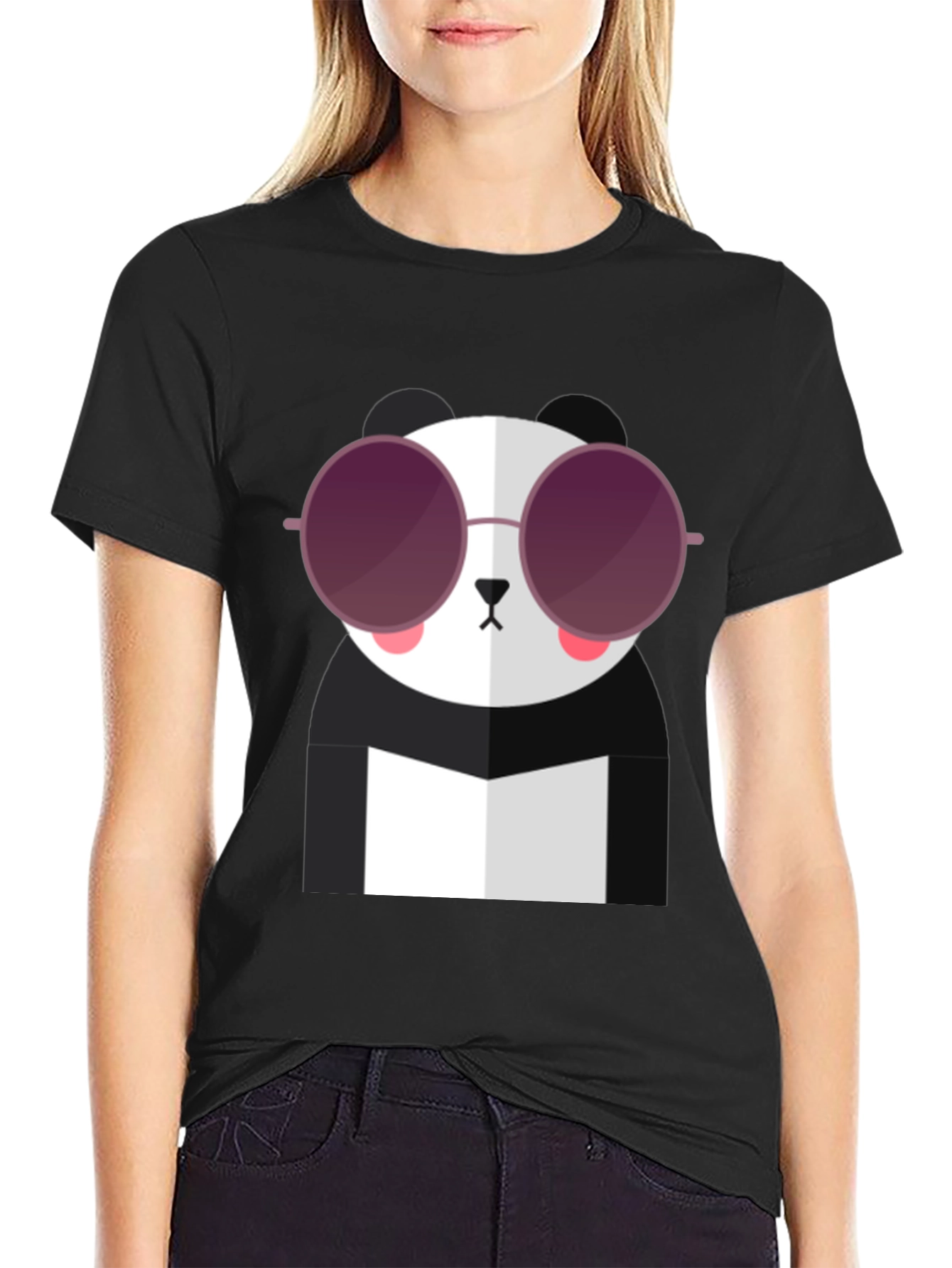 Cool Panda T-Shirt with Sunglasses
