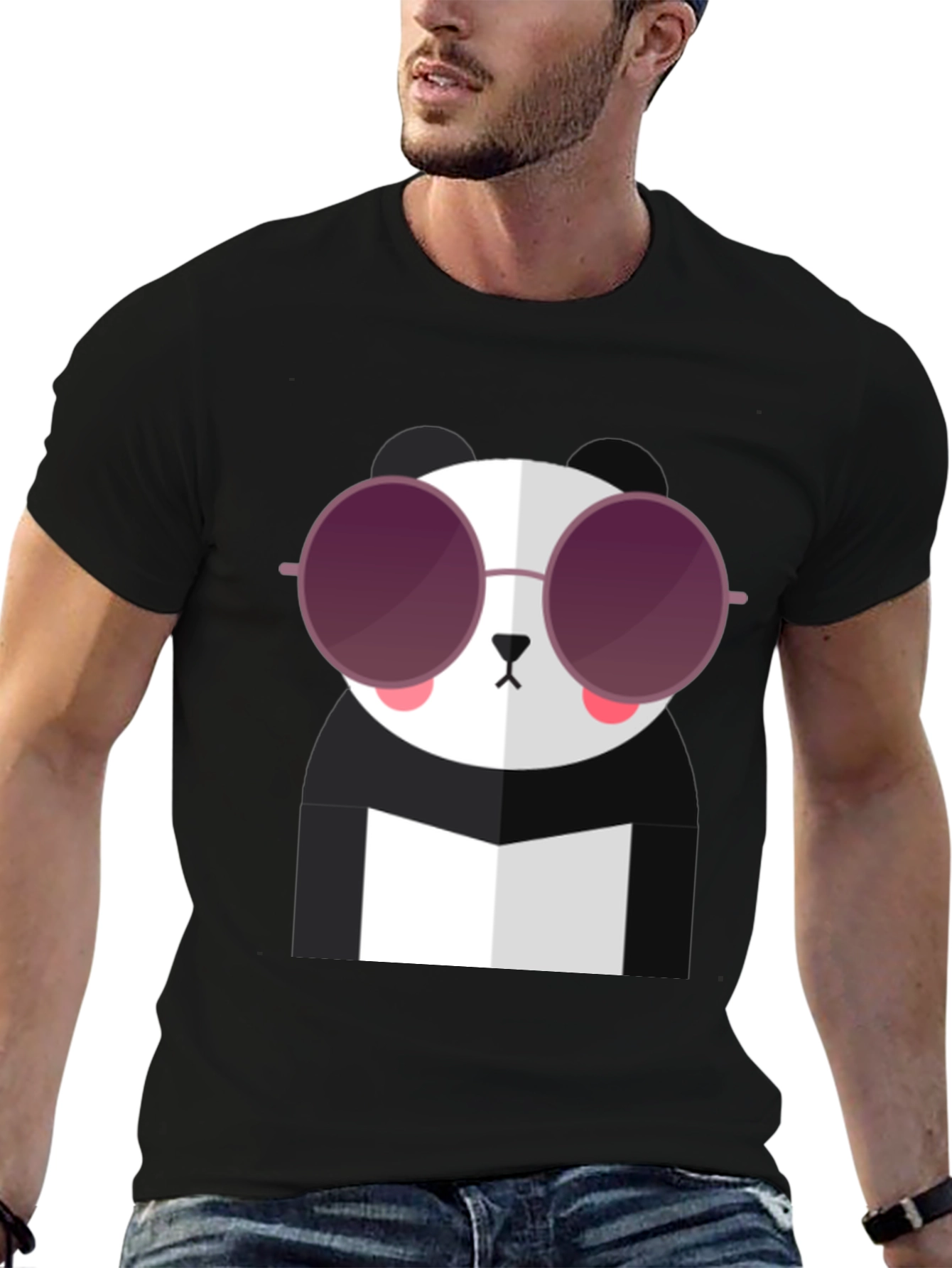 Cool Panda T-Shirt with Sunglasses