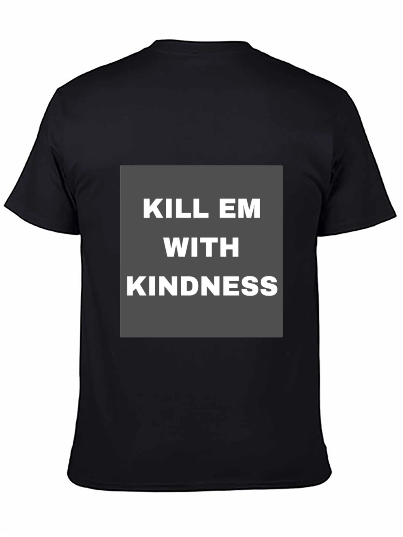 Kill Em With Kindness Graphic Tee - Black