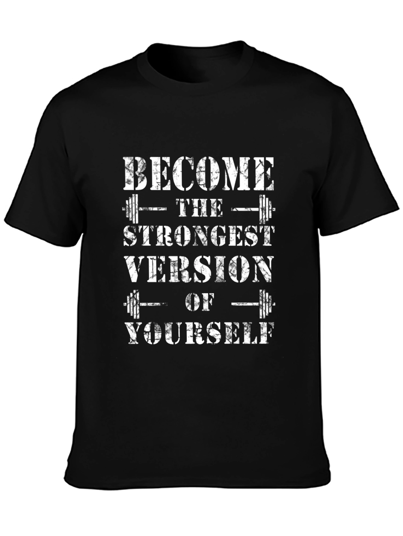 Strongest Version T-Shirt - Black Fitness Tee
