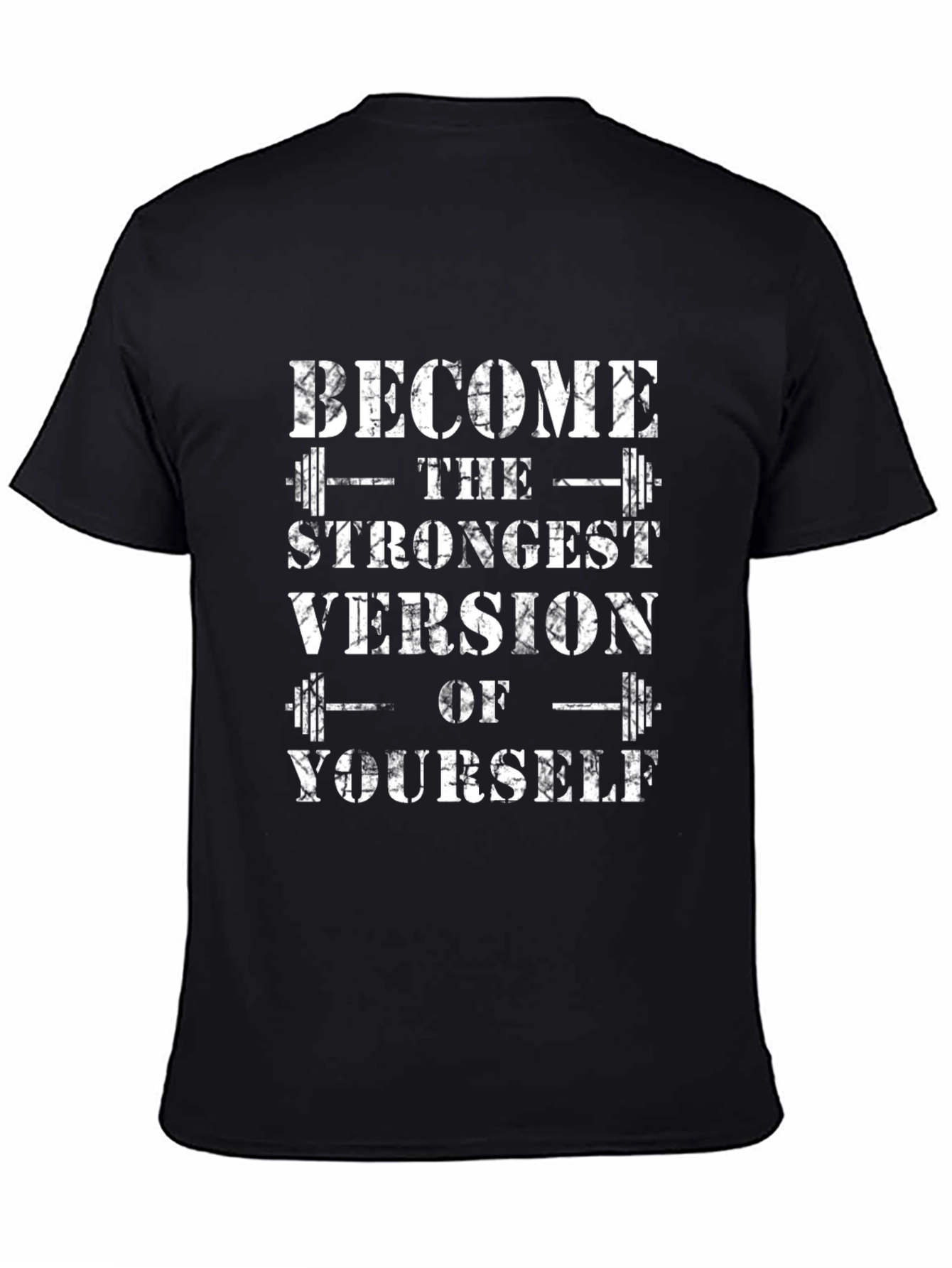 Strongest Version T-Shirt - Black Fitness Tee