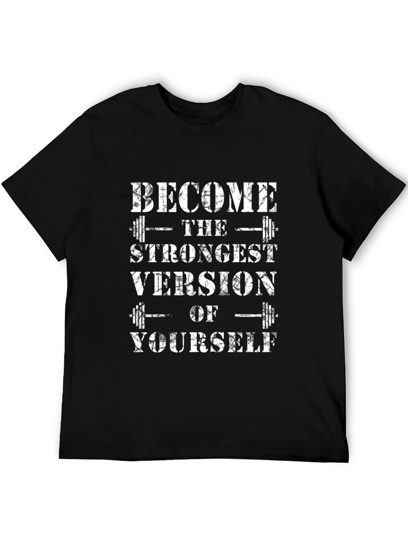 Strongest Version T-Shirt - Black Fitness Tee