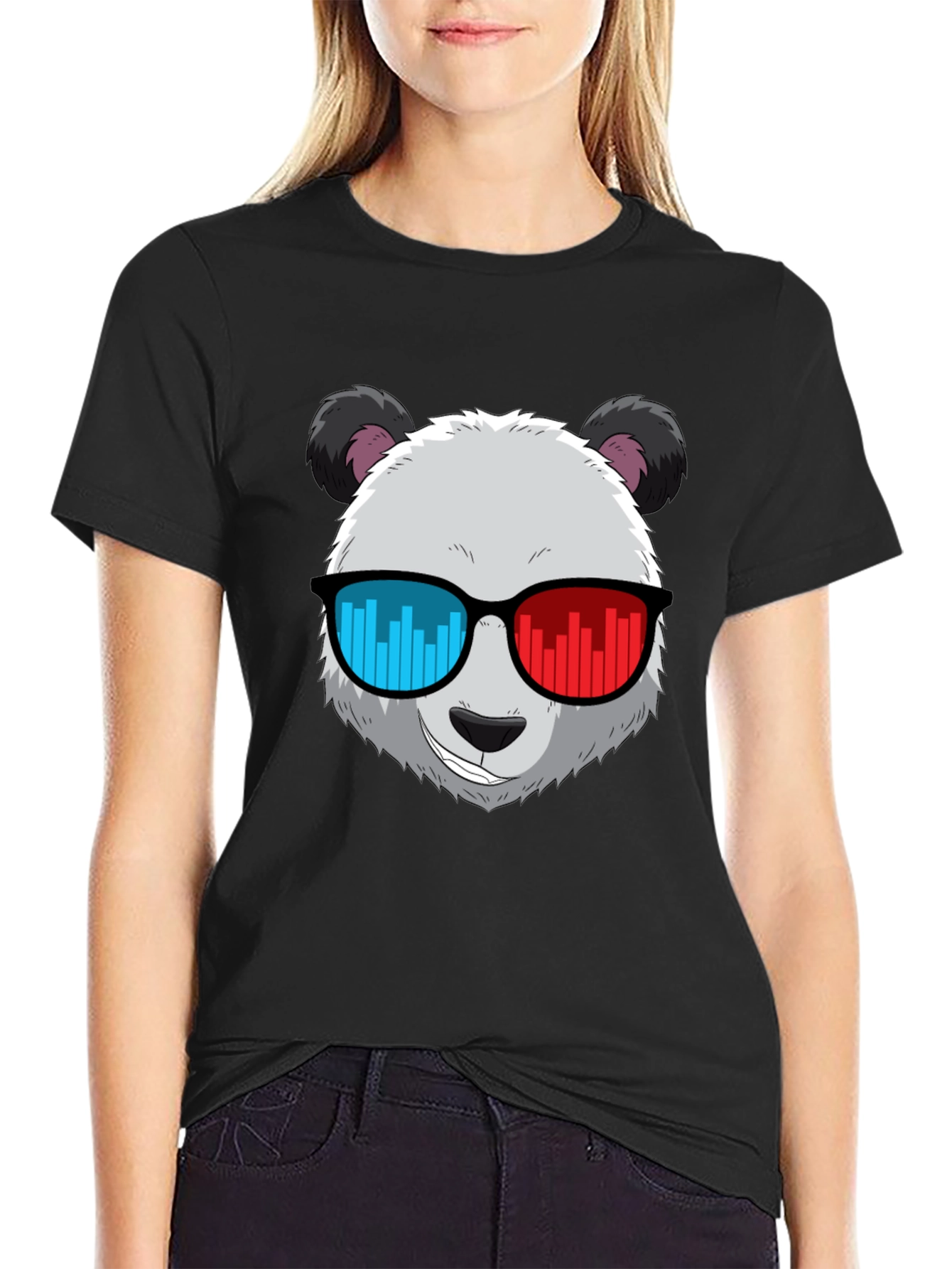 Cool Panda Graphic T-Shirt