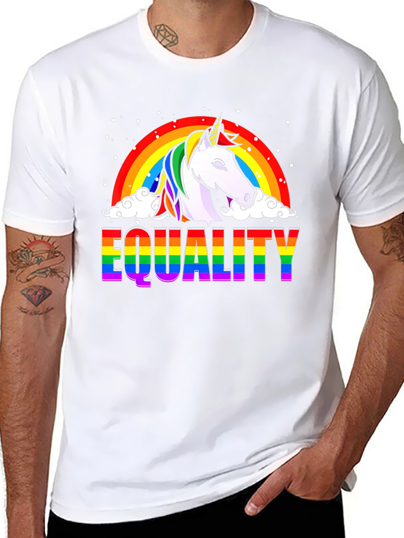 Equality Unicorn Rainbow LGBT Pride T-Shirt