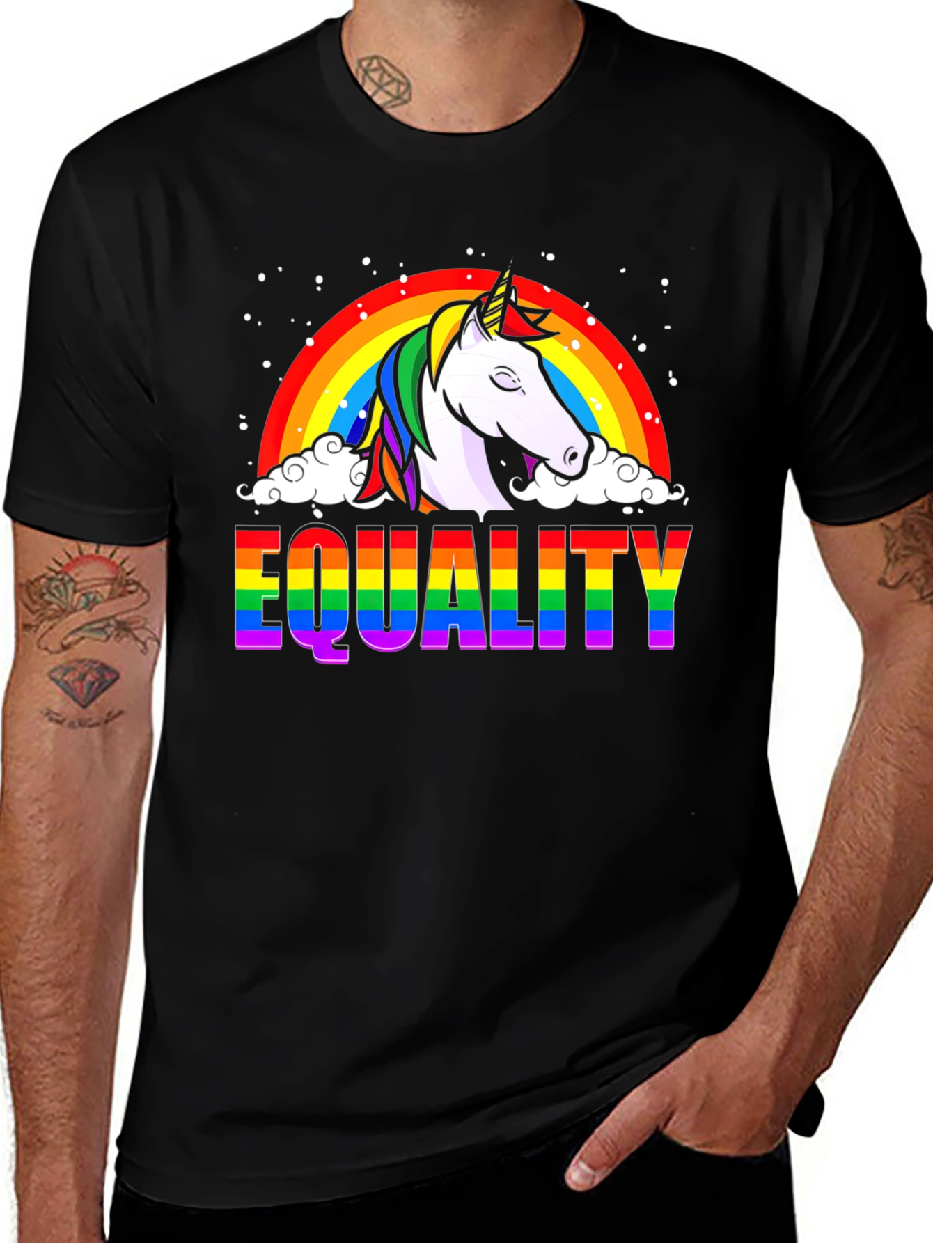 Equality Unicorn Rainbow LGBT Pride T-Shirt