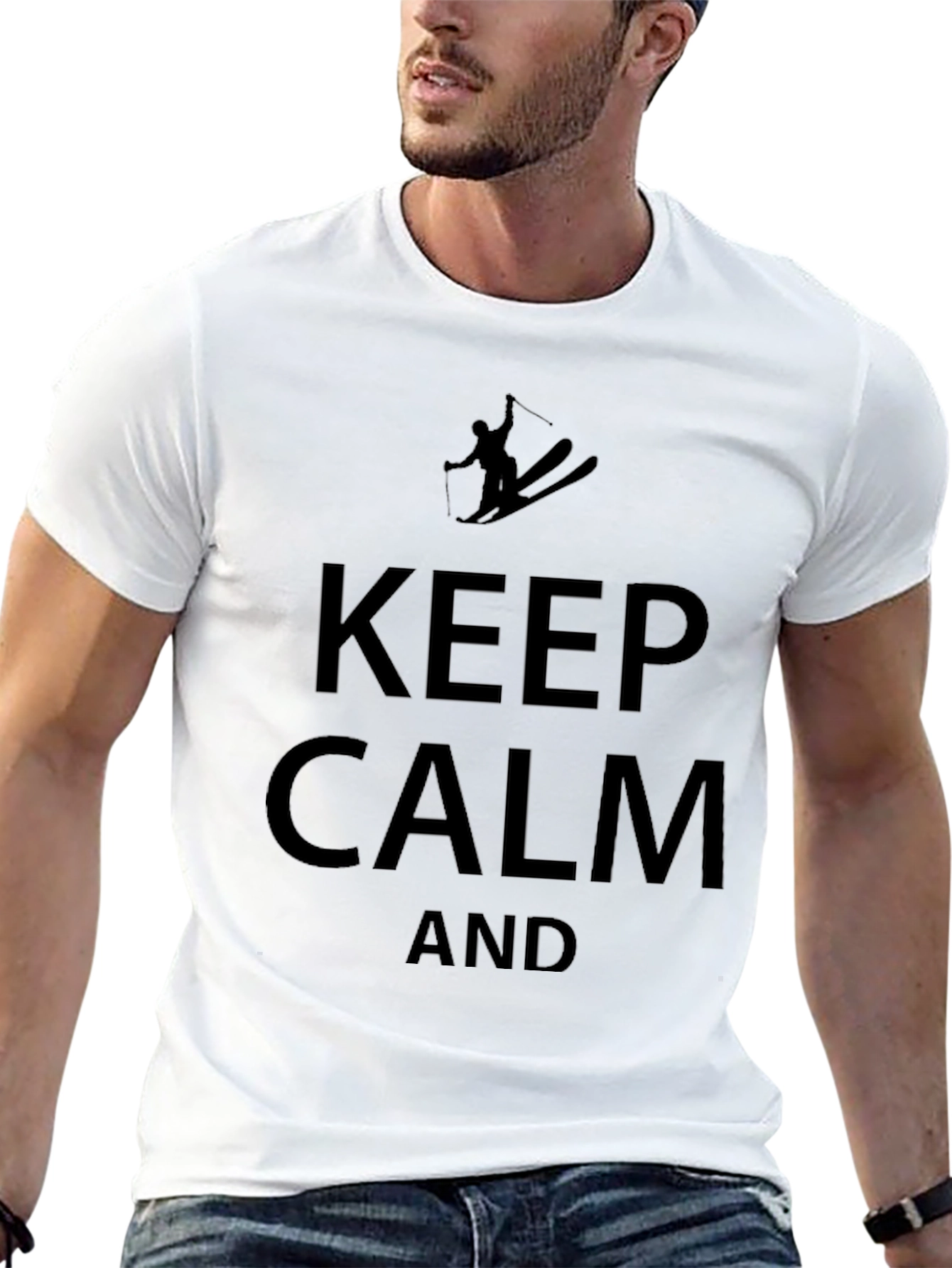 Keep Calm and Skiing T-Shirt