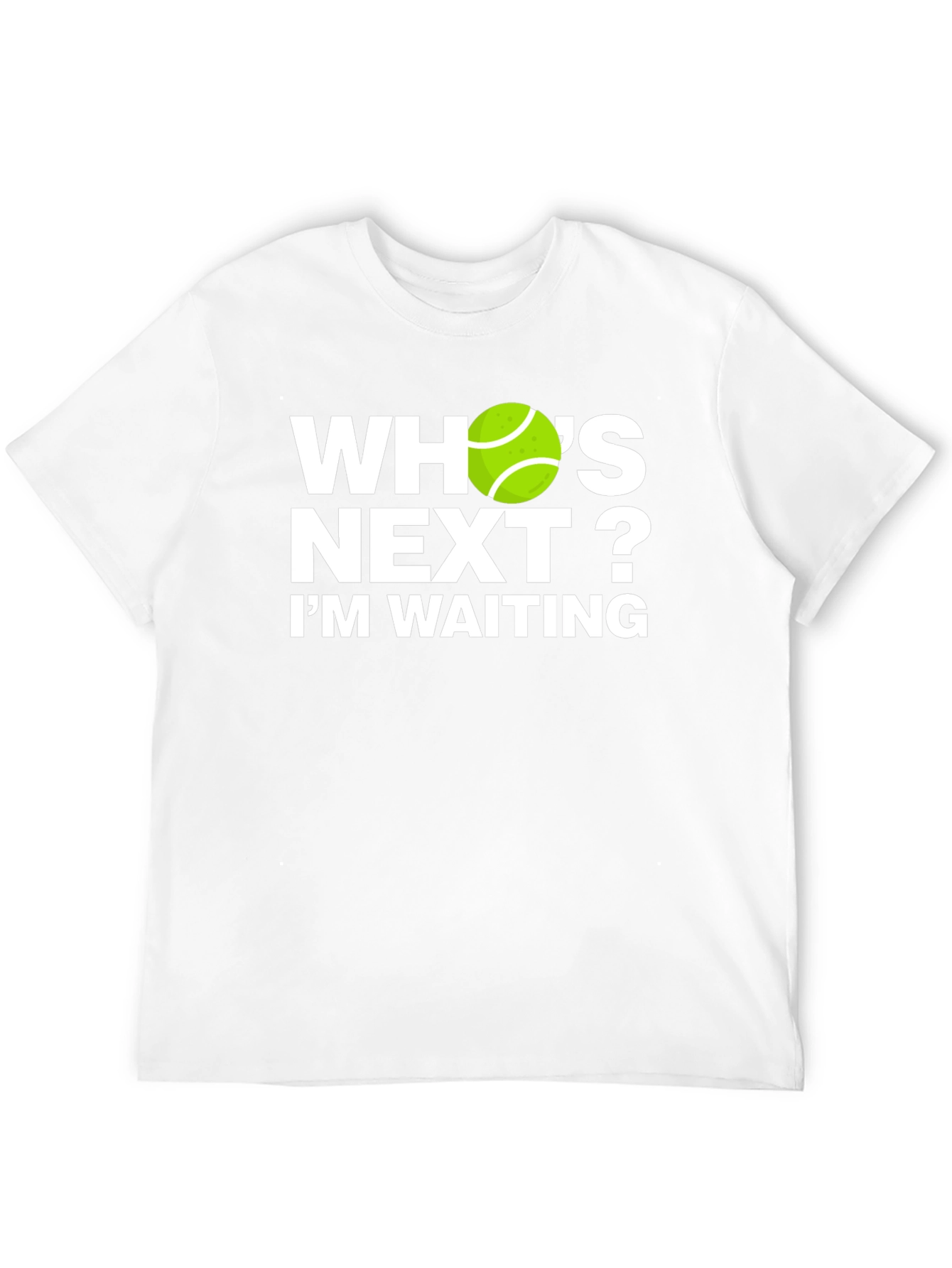 Whos Next? Tennis Graphic T-Shirt