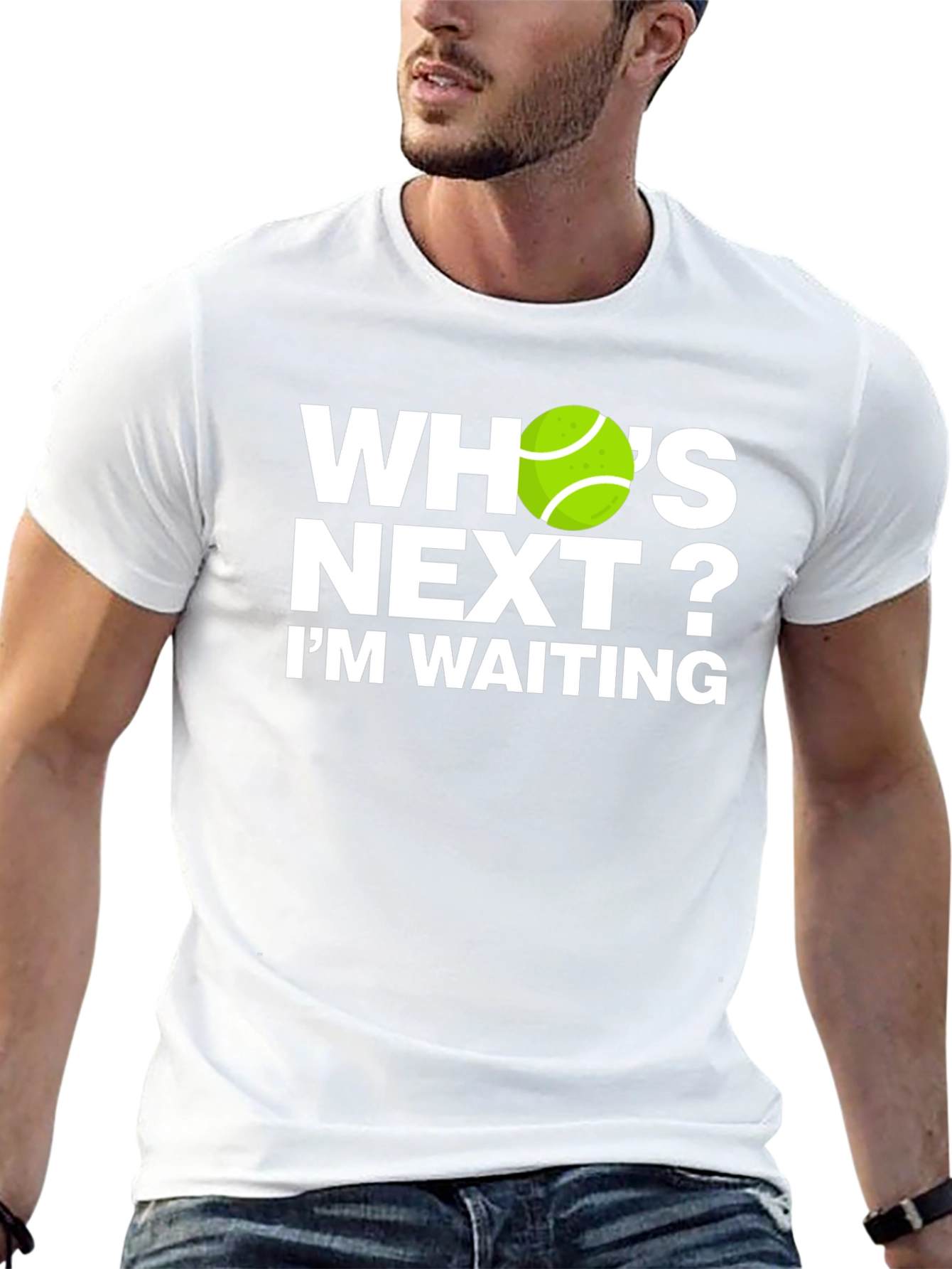 Whos Next? Tennis Graphic T-Shirt