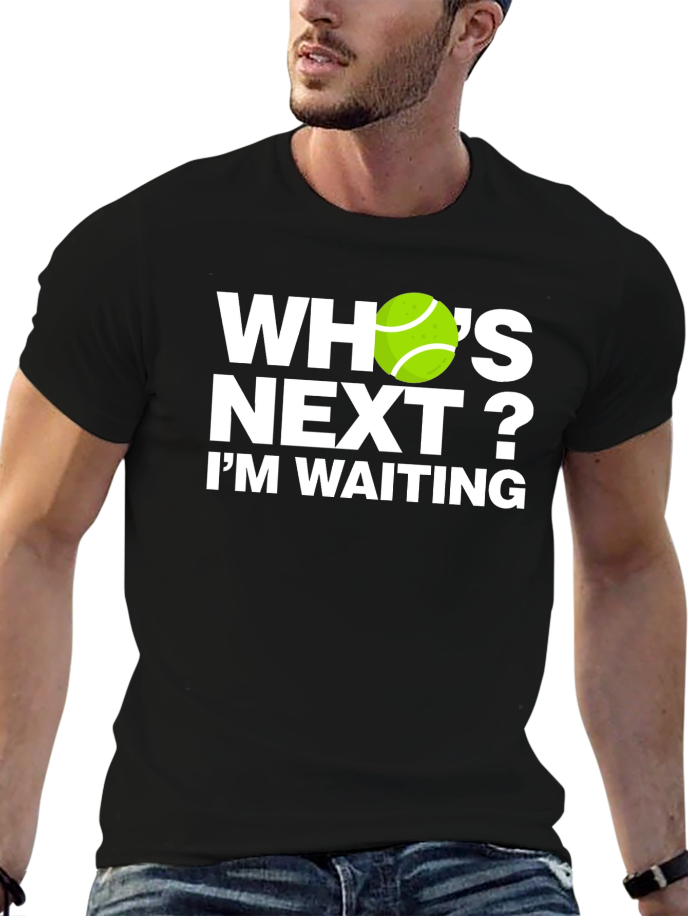 Whos Next? Tennis Graphic T-Shirt