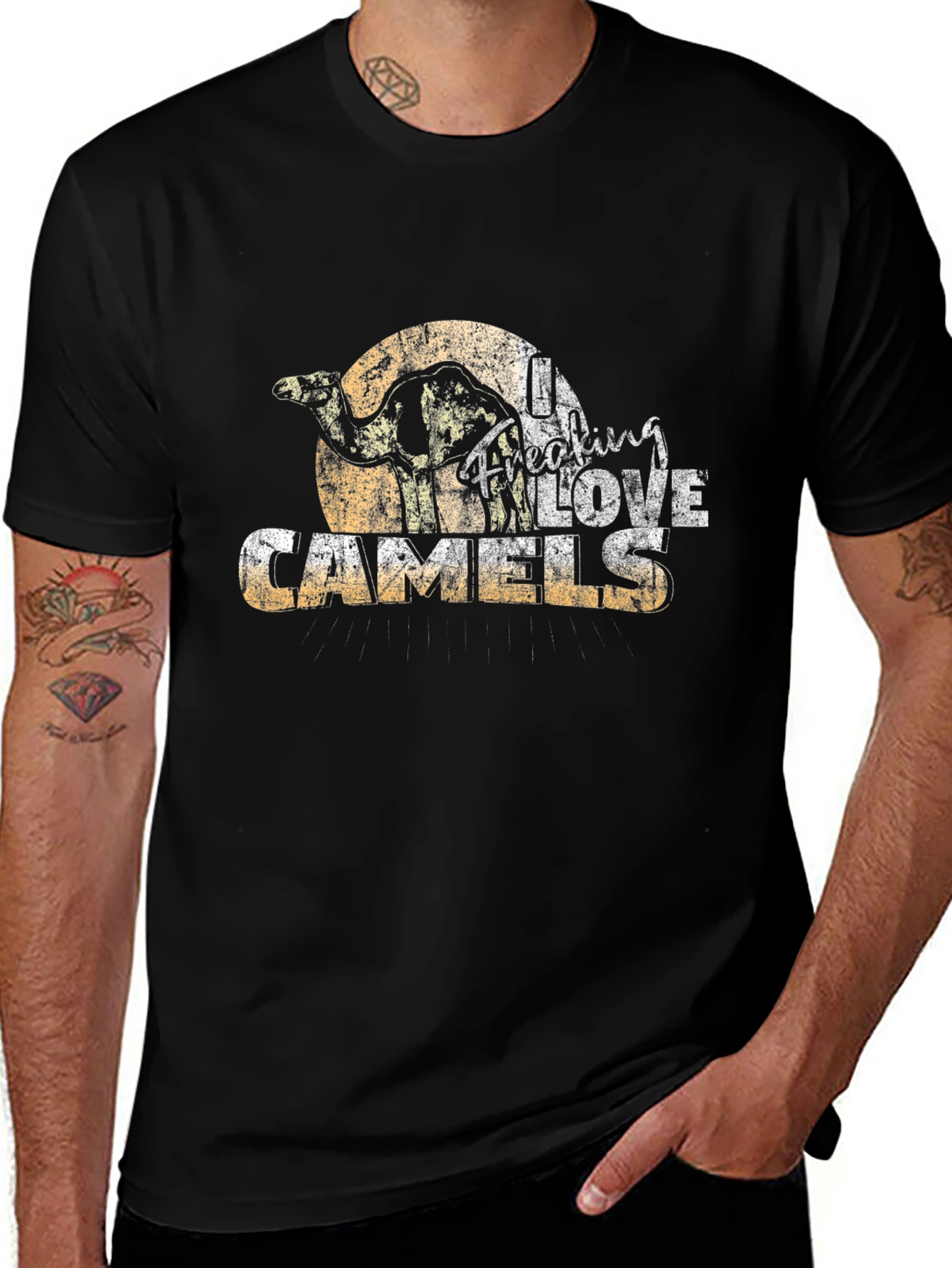 I Freaking Love Camels Graphic T-Shirt
