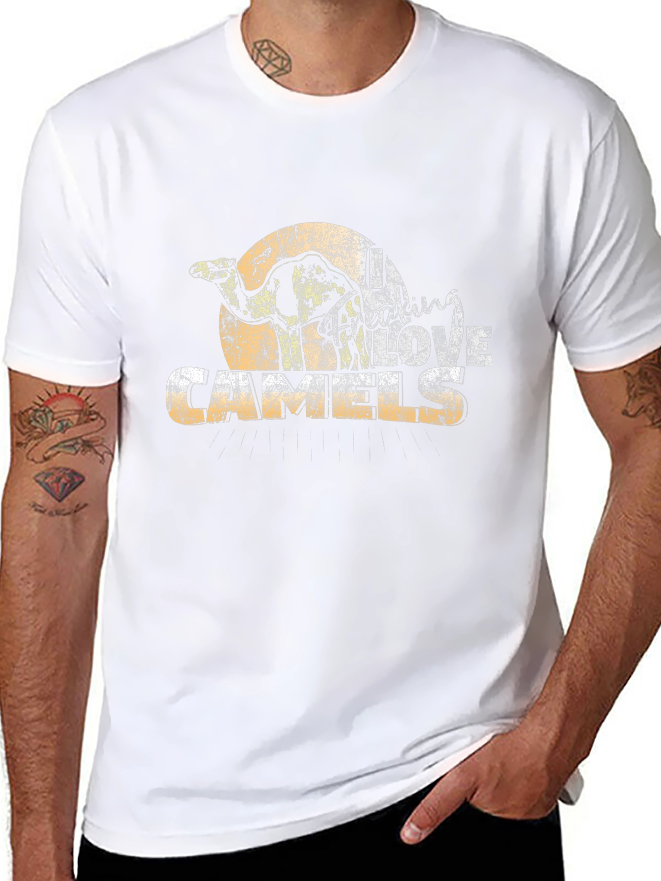 I Freaking Love Camels Graphic T-Shirt
