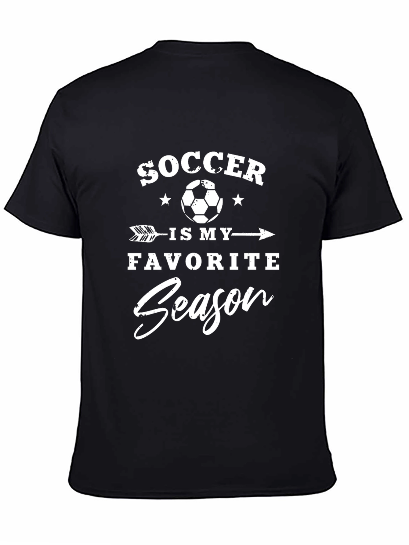 Soccer Is My Favorite Season Graphic Tee