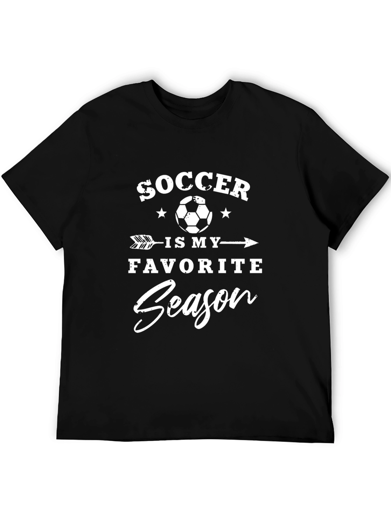 Soccer Is My Favorite Season Graphic Tee