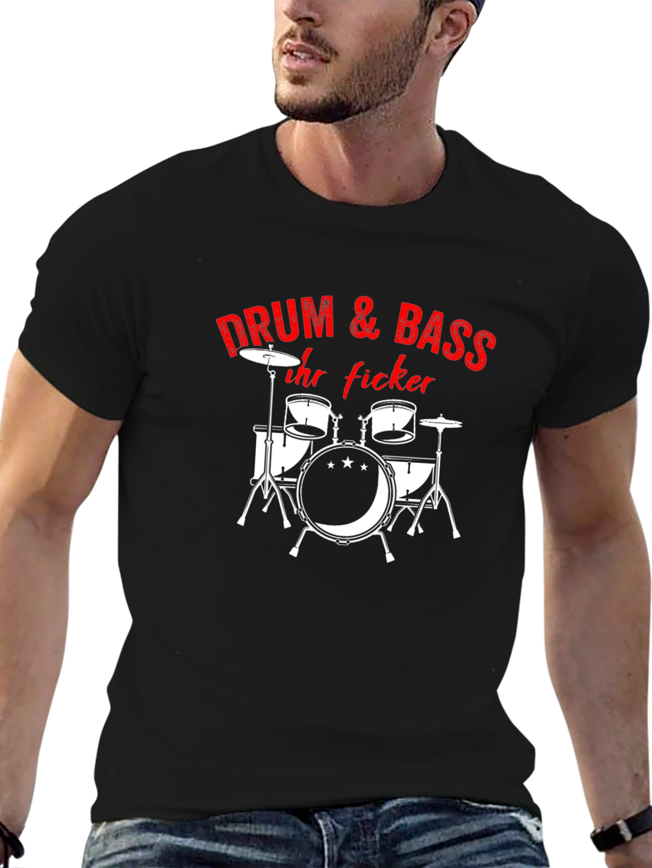 Drum & Bass T-Shirt - Music Lover Tee