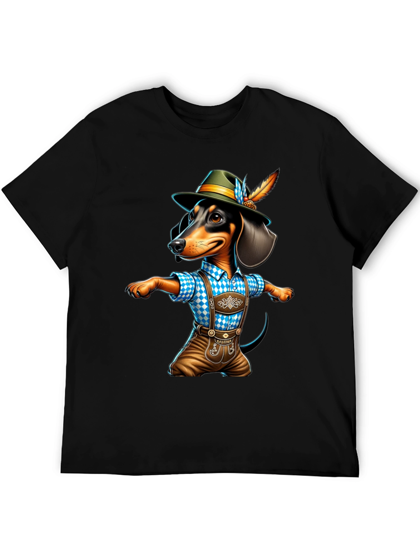 Oktoberfest Dachshund T-Shirt - Bavarian Sausage Dog Tee