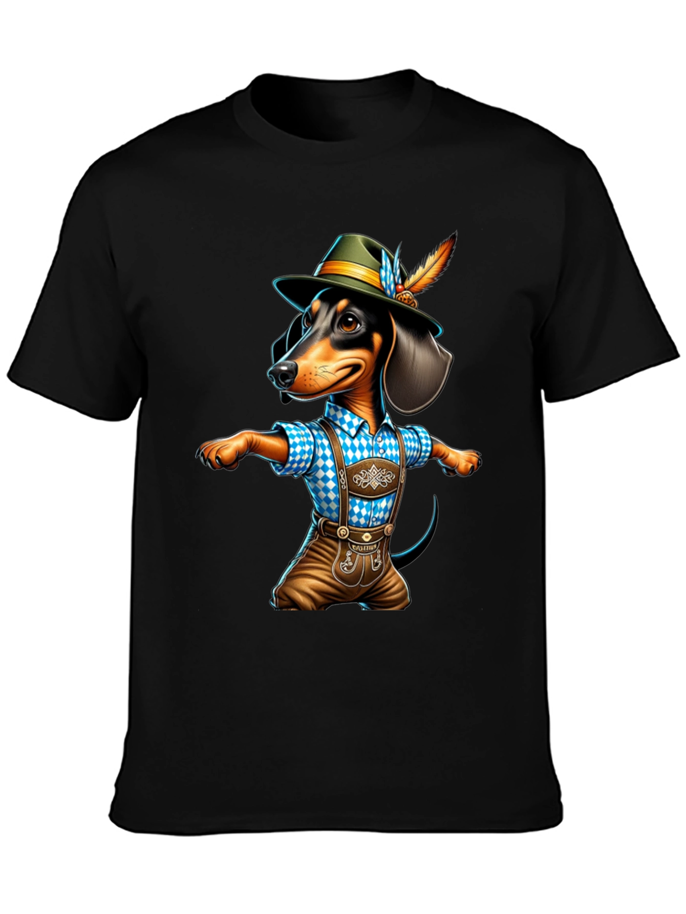 Oktoberfest Dachshund T-Shirt - Bavarian Sausage Dog Tee