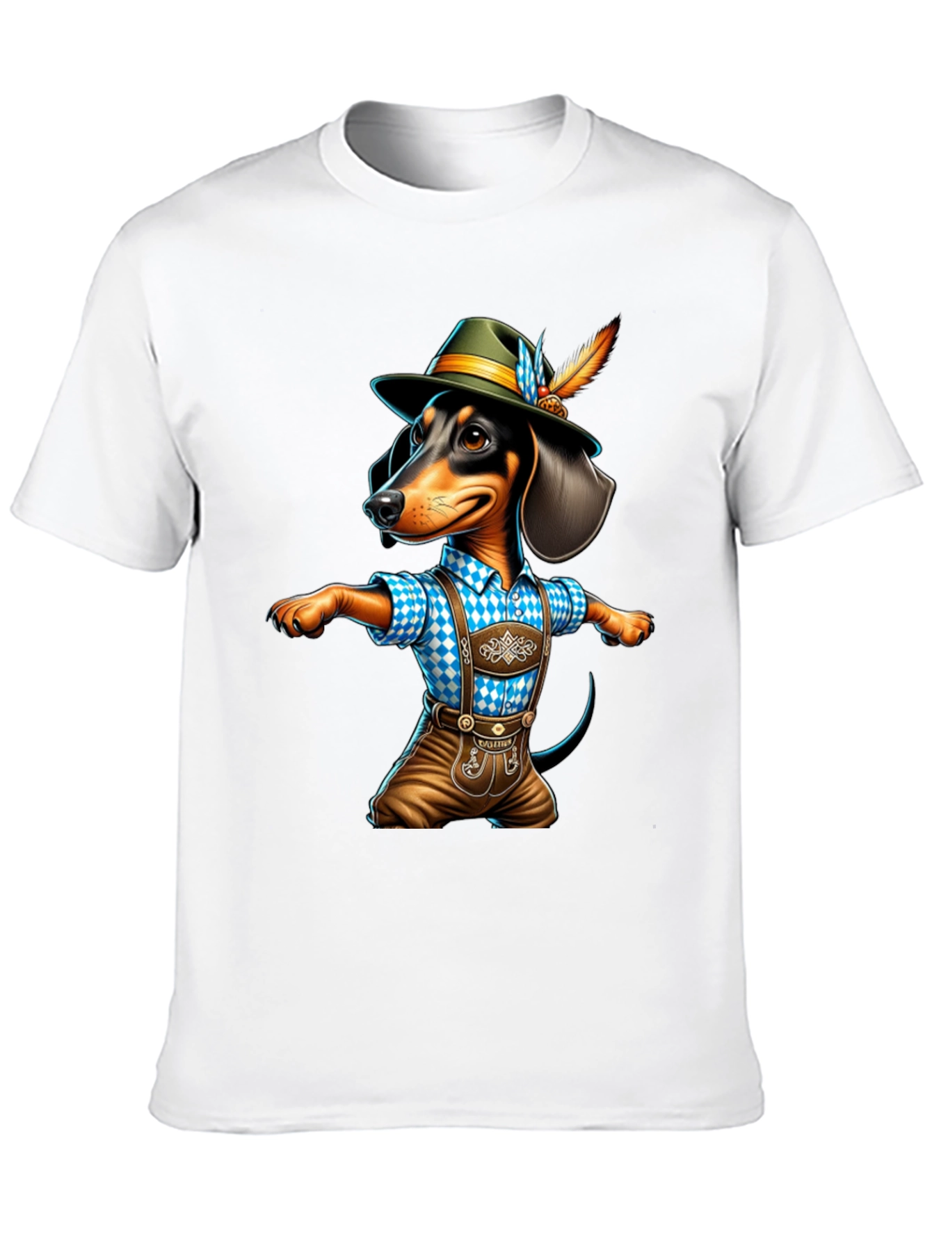 Oktoberfest Dachshund T-Shirt - Bavarian Sausage Dog Tee