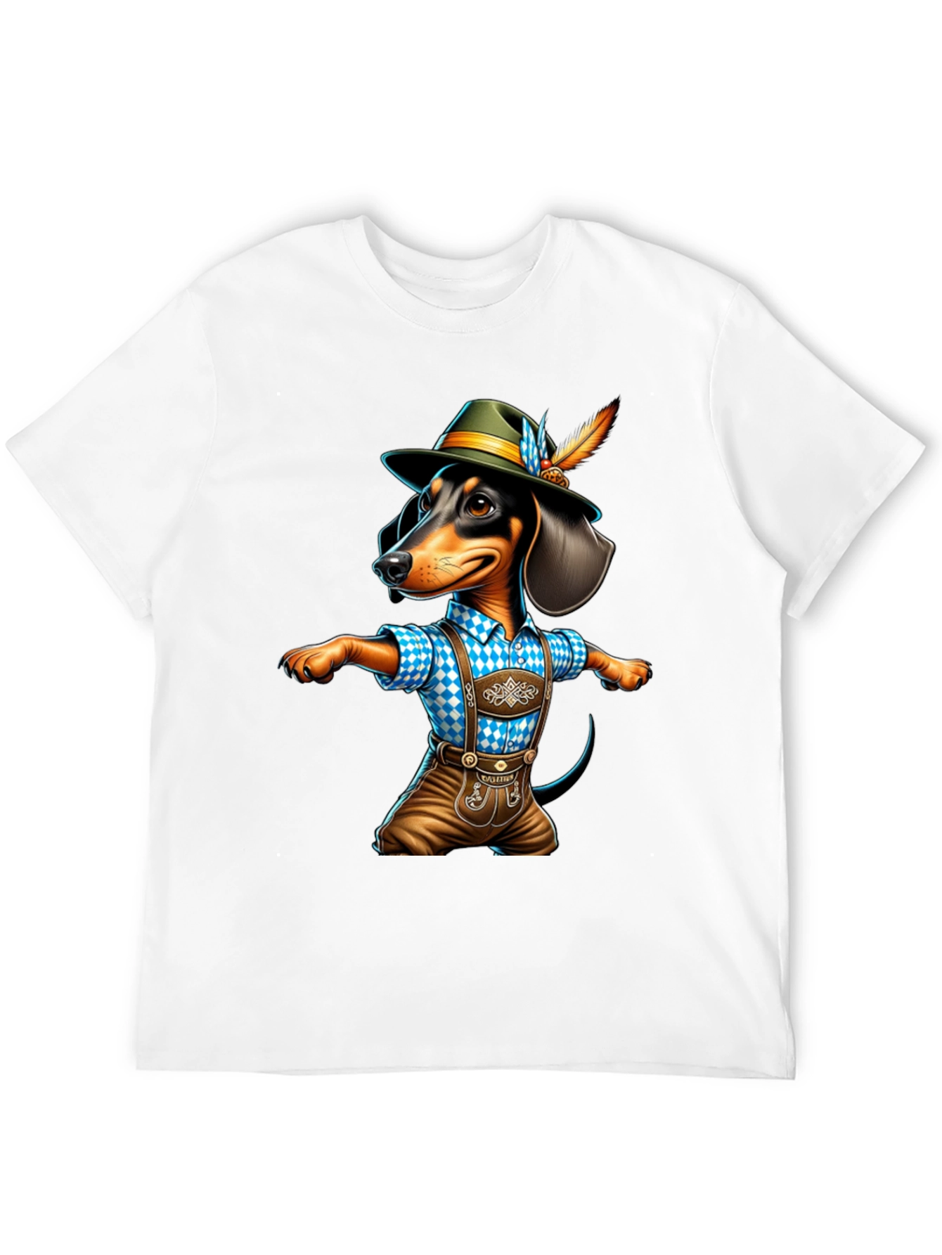 Oktoberfest Dachshund T-Shirt - Bavarian Sausage Dog Tee