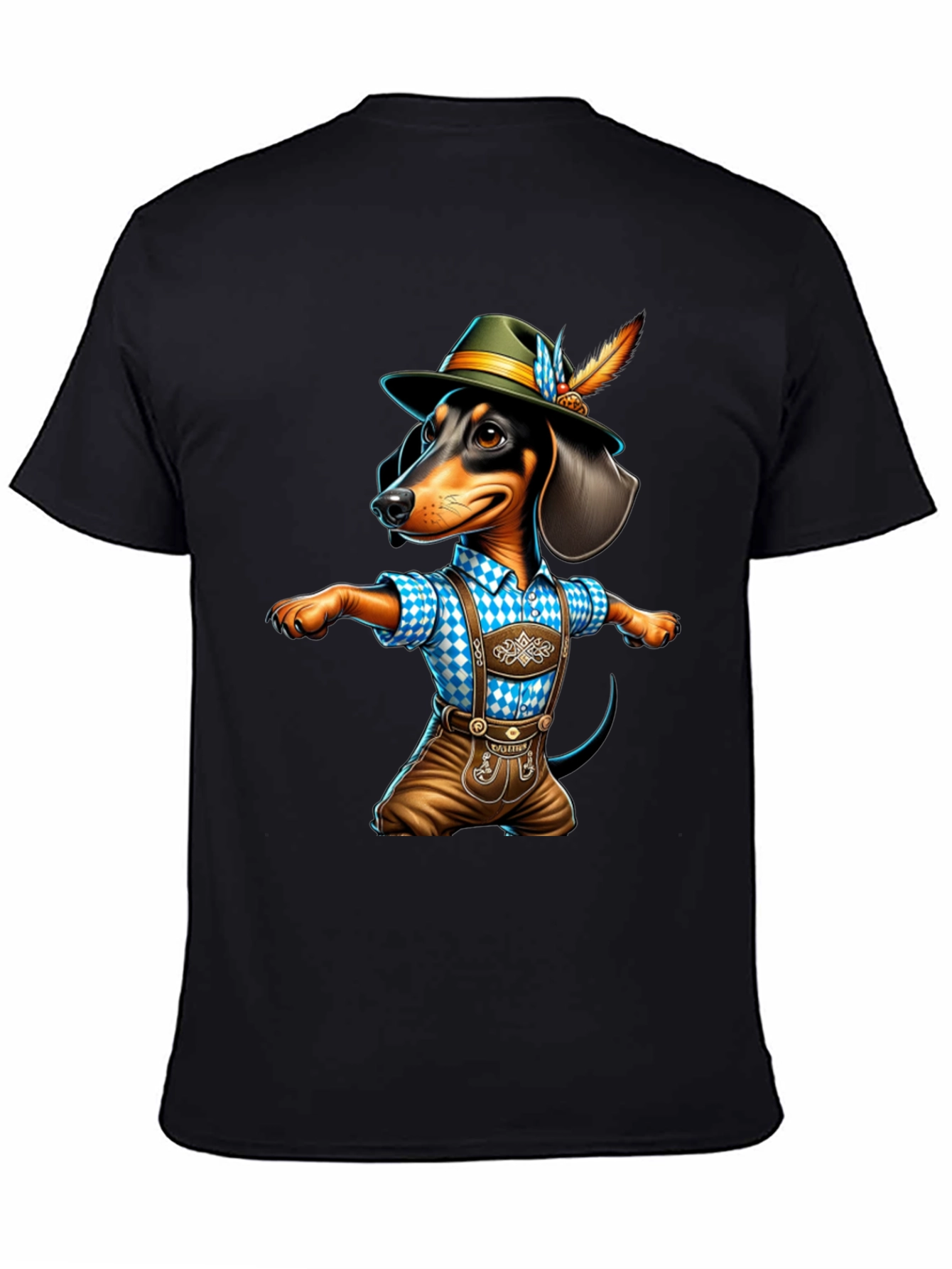 Oktoberfest Dachshund T-Shirt - Bavarian Sausage Dog Tee