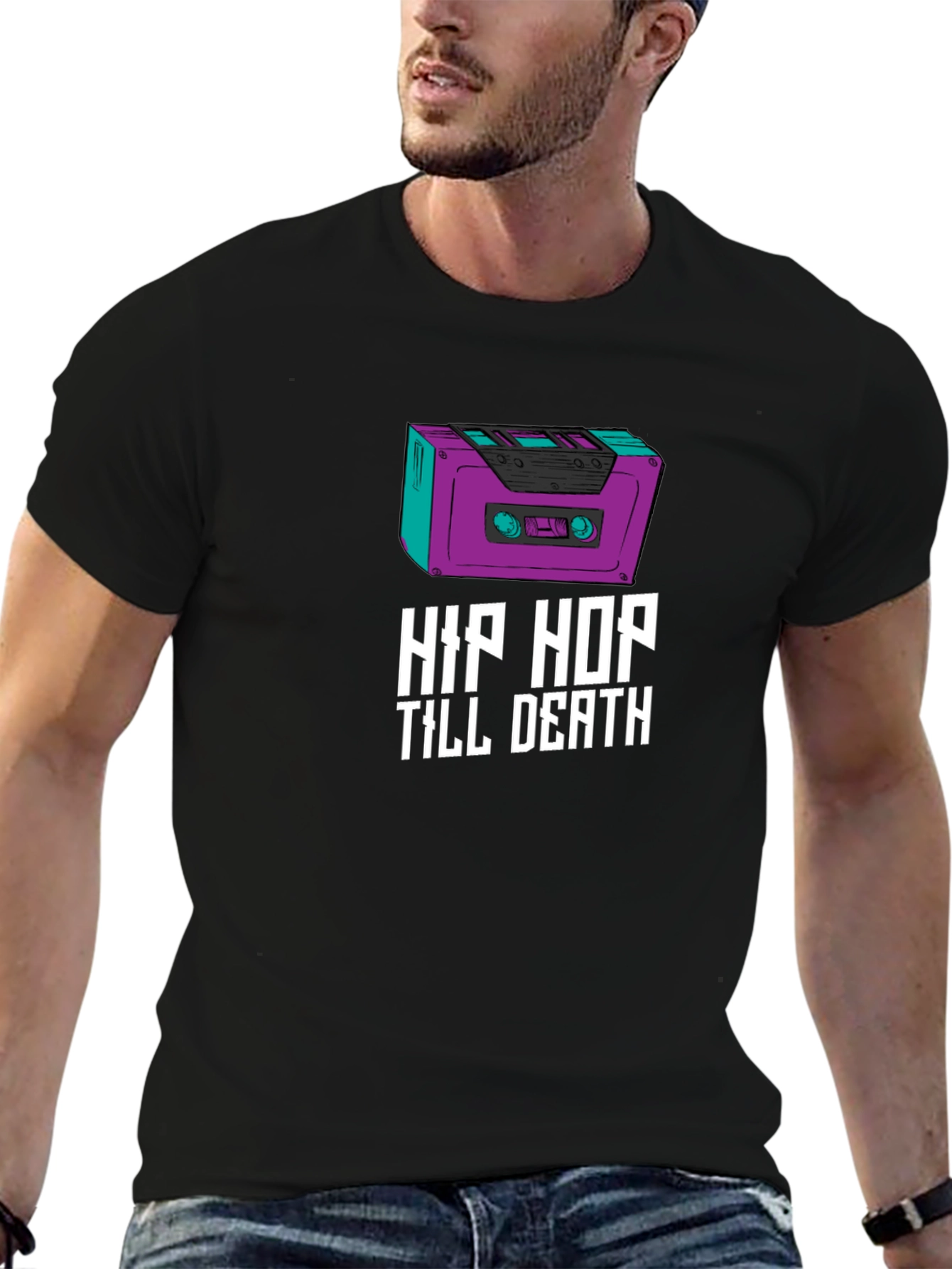 Hip Hop Till Death Graphic Tee