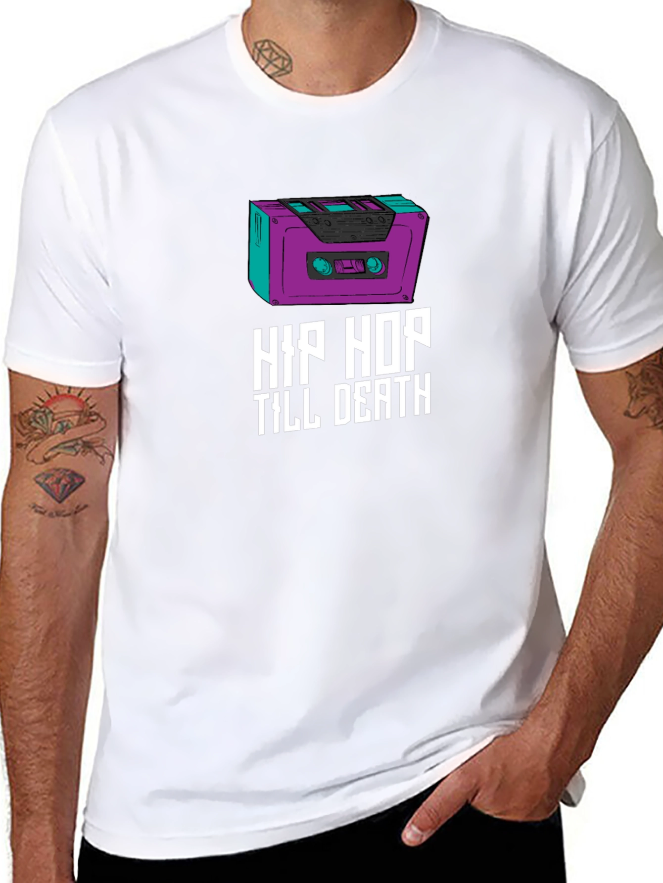 Hip Hop Till Death Graphic Tee