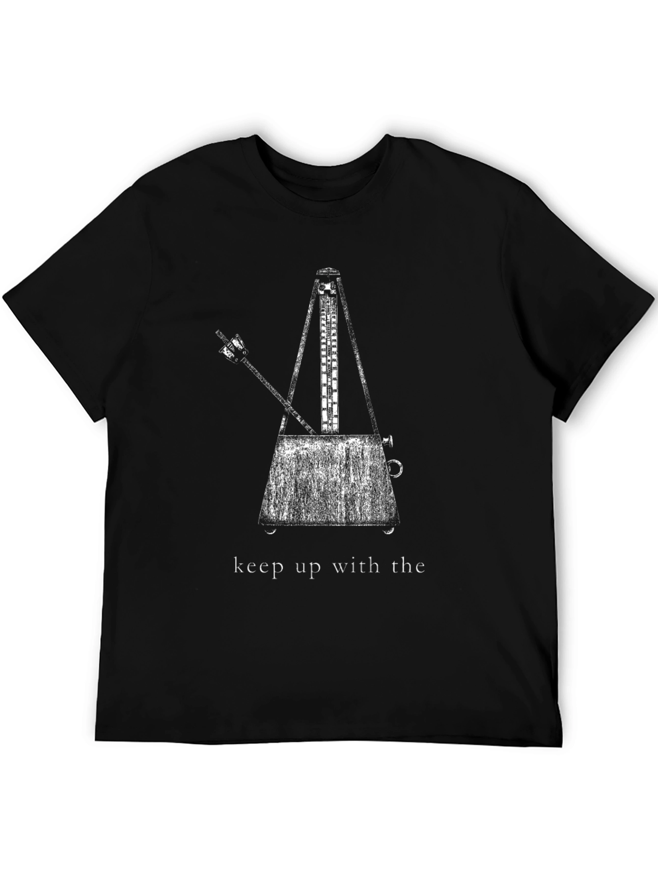Keep Up With The Metronome Black T-Shirt