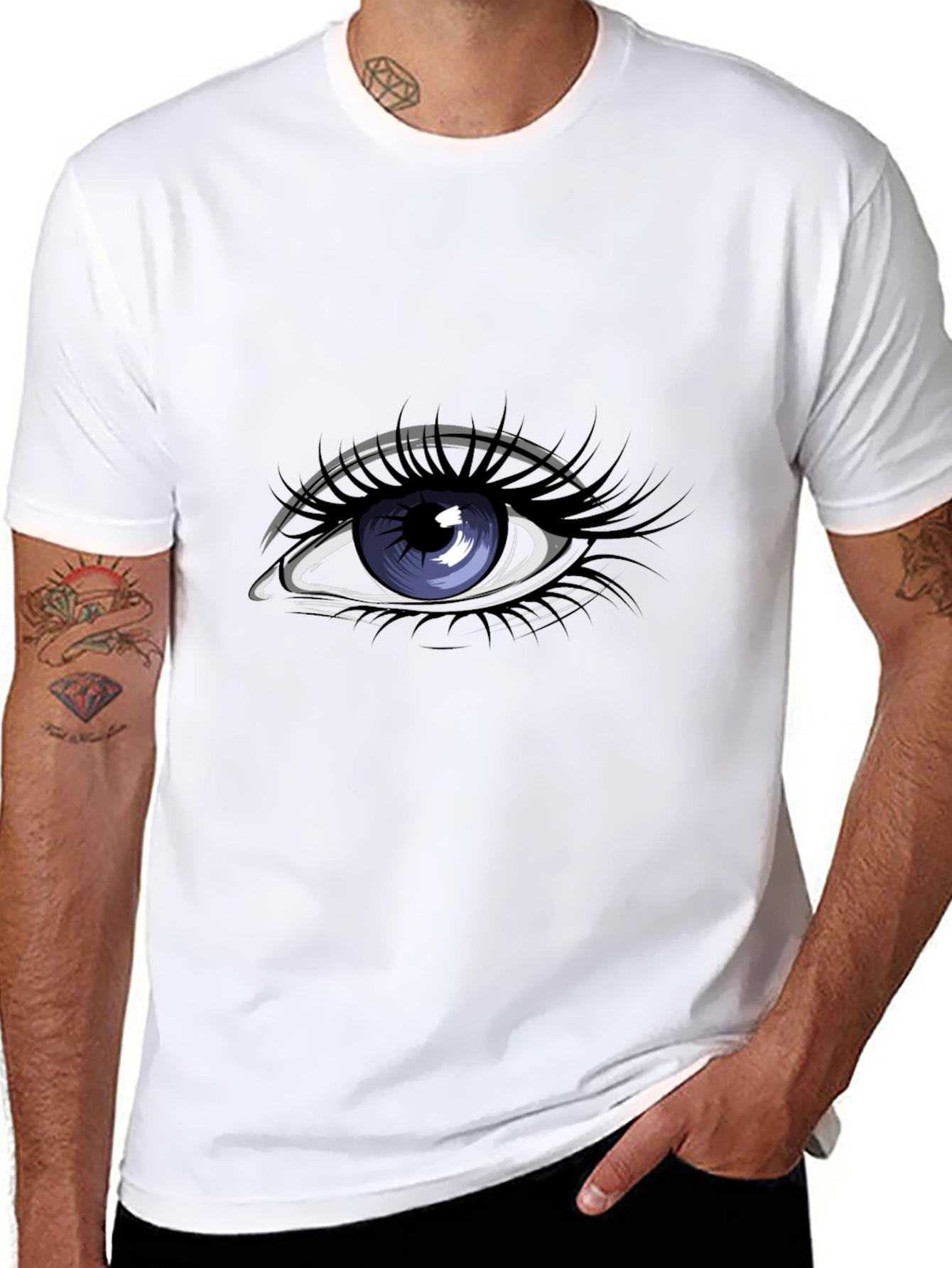Eye Graphic Black T-Shirt