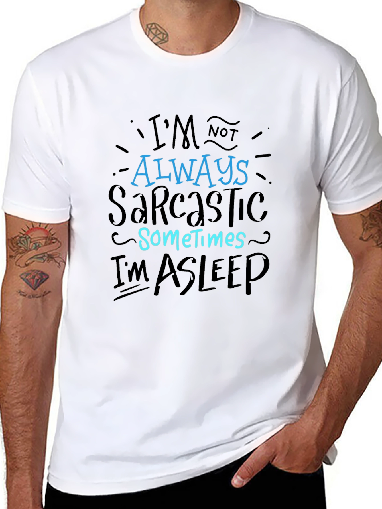 Sarcastic Sleep T-Shirt - Funny Mens Tee