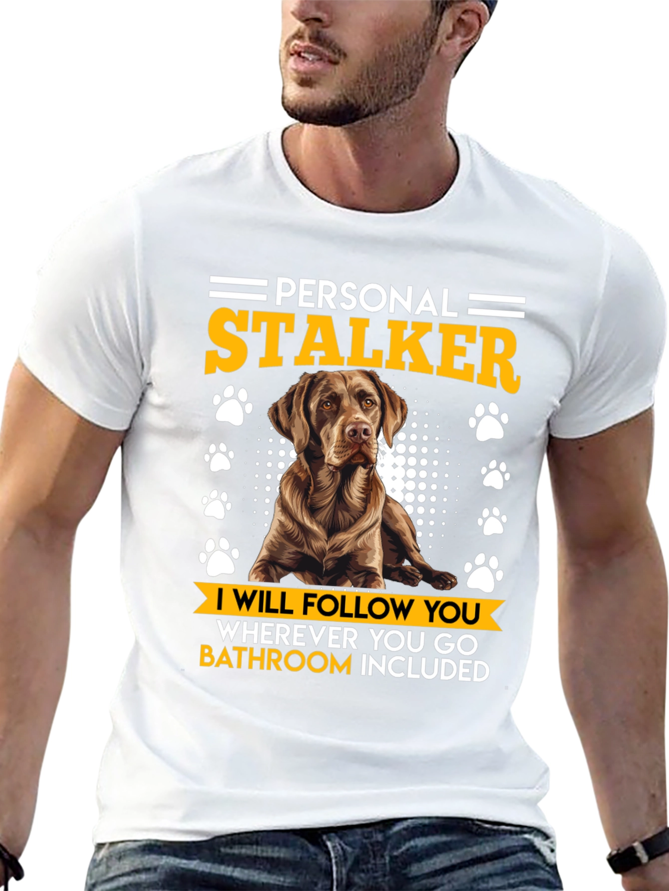 Personal Stalker Dog Lover T-Shirt