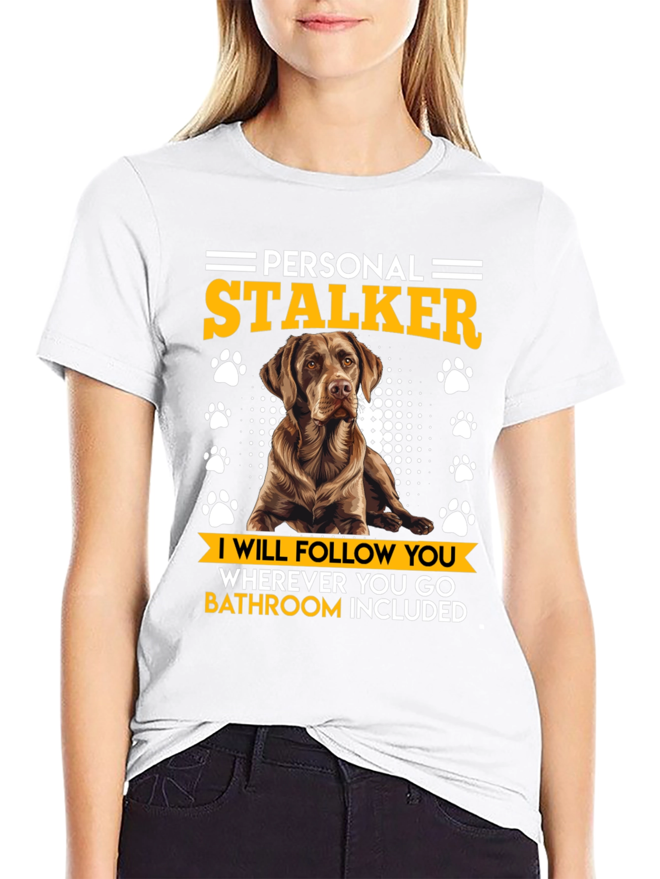Personal Stalker Dog Lover T-Shirt