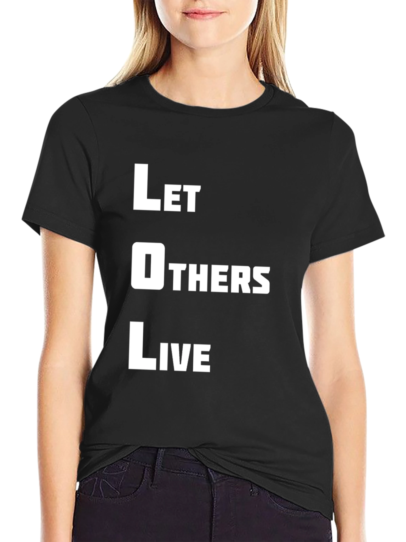 Let Others Live Black T-Shirt