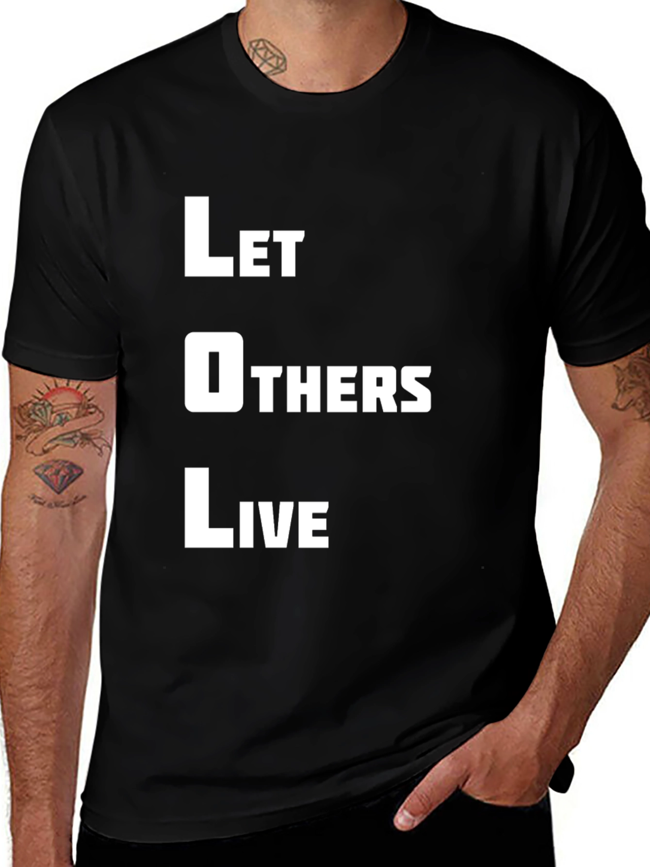 Let Others Live Black T-Shirt