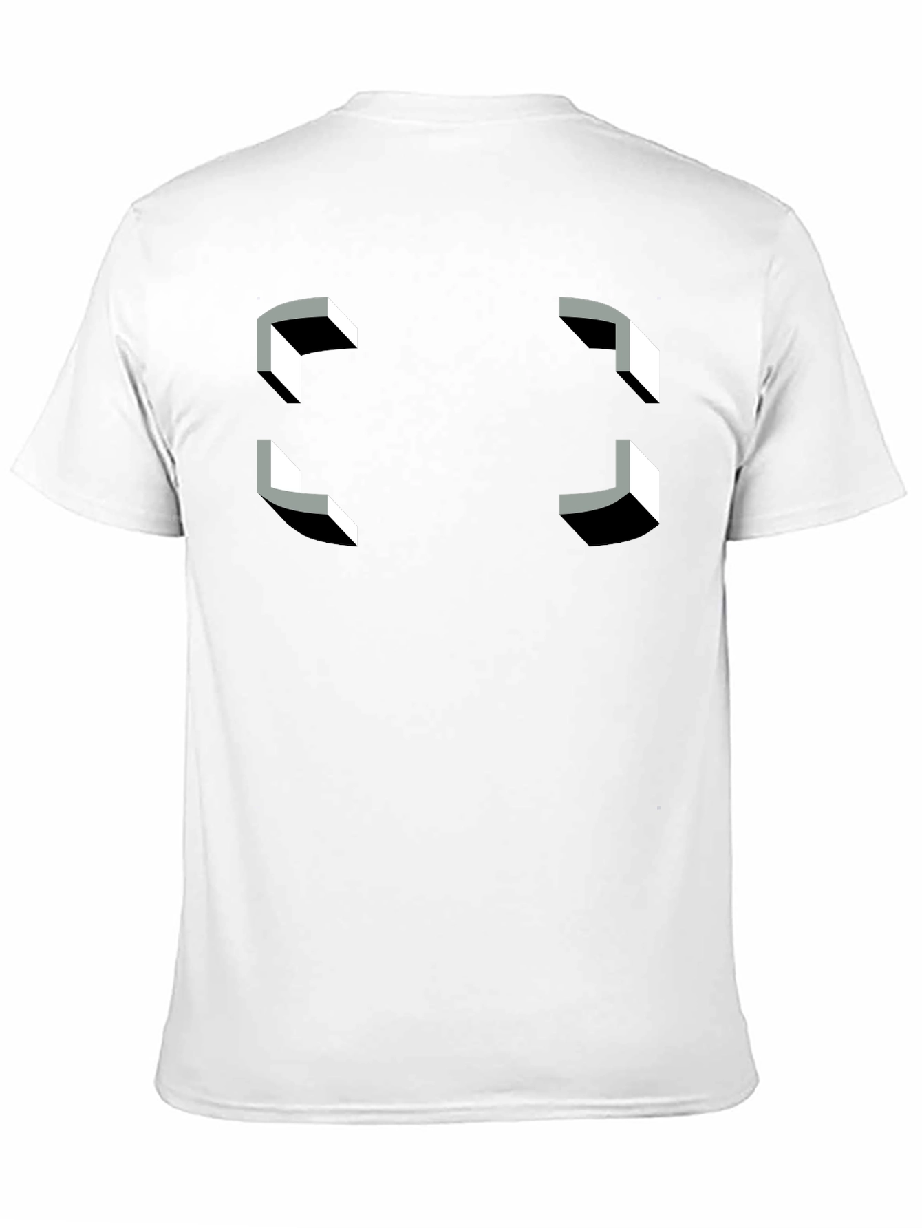 Optical Illusion T-Shirt - Geometric Perspective Tee