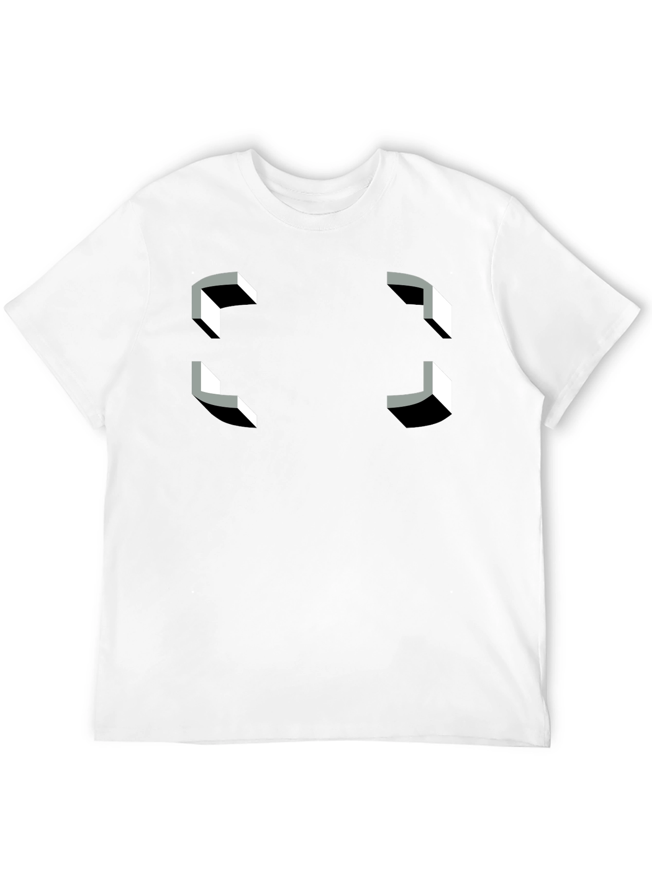 Optical Illusion T-Shirt - Geometric Perspective Tee