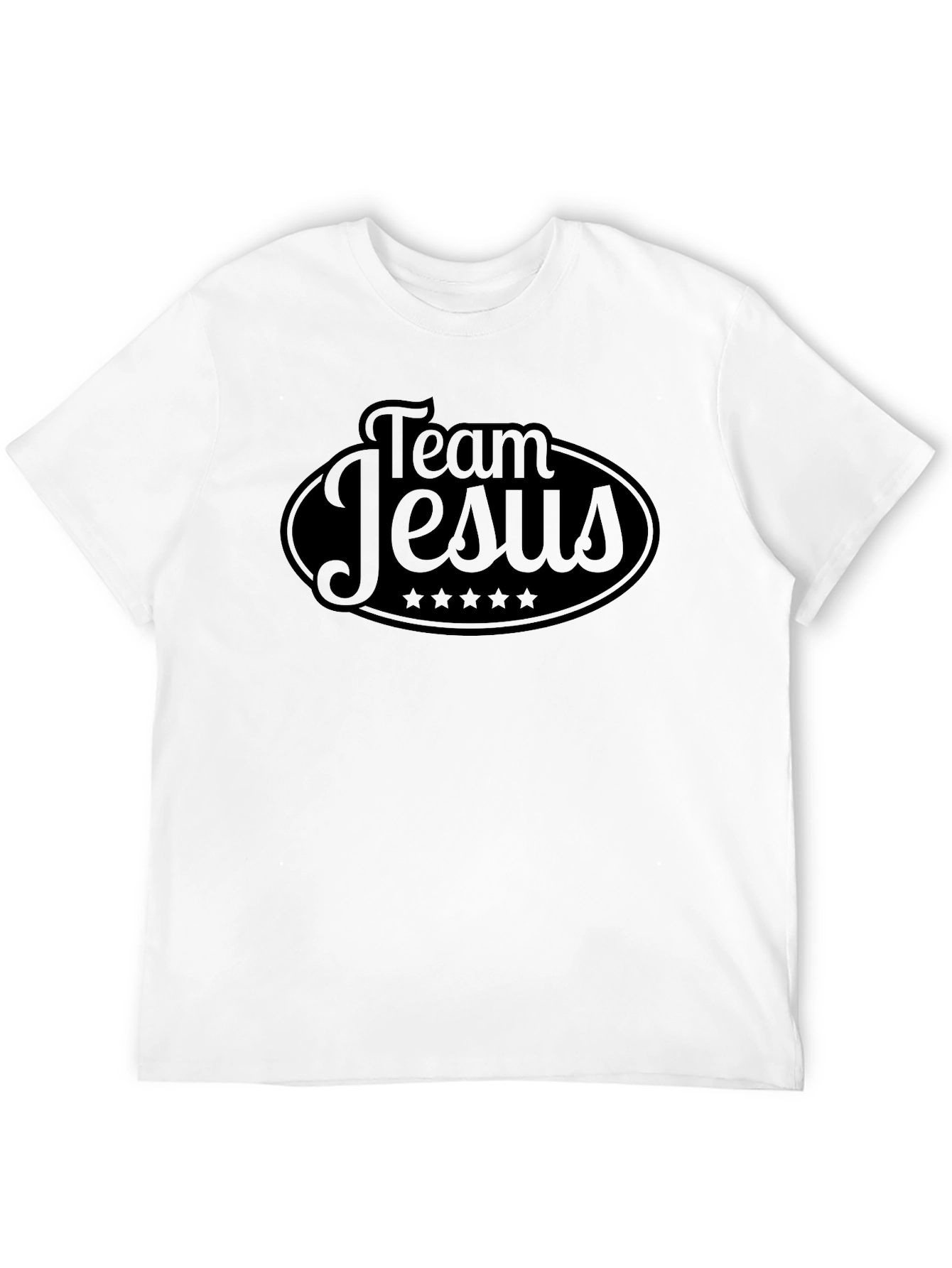 Team Jesus Black Graphic Tee