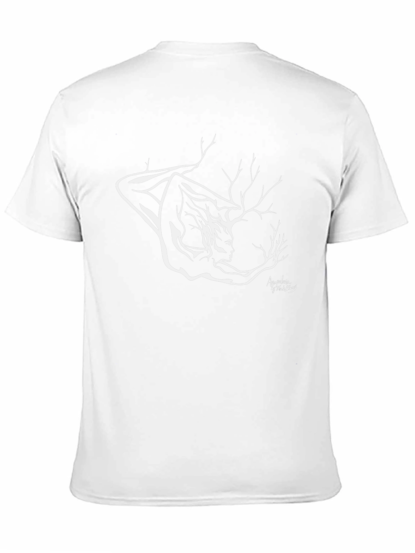 Arboreal Woman Tee - Black Graphic T-Shirt