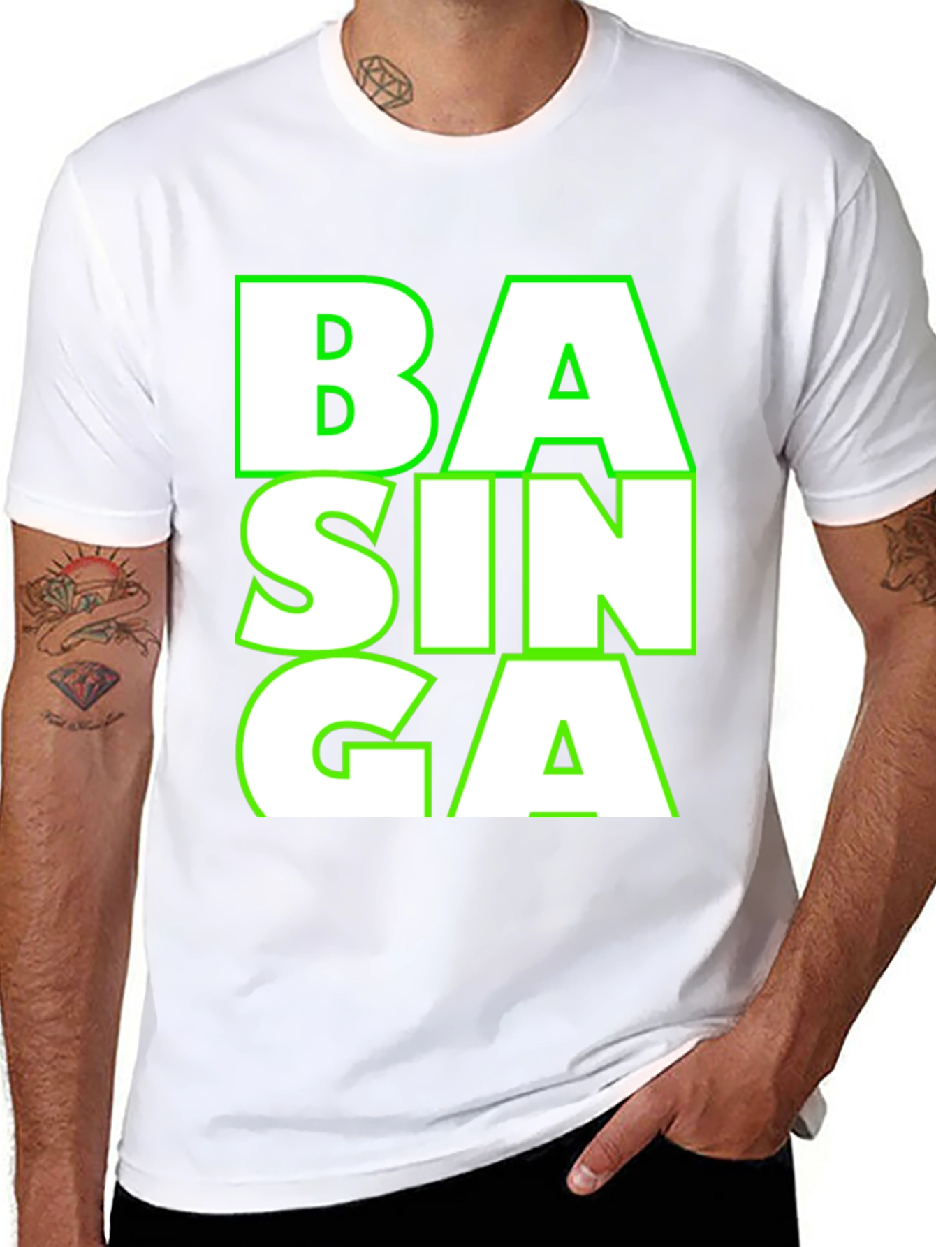 Basinga Graphic T-Shirt - Bold Statement Tee
