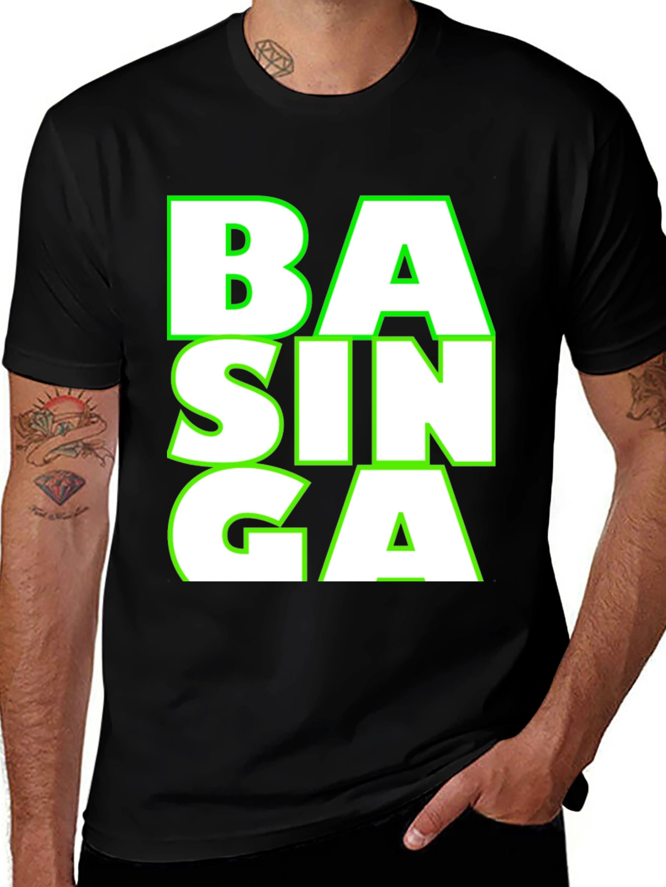 Basinga Graphic T-Shirt - Bold Statement Tee