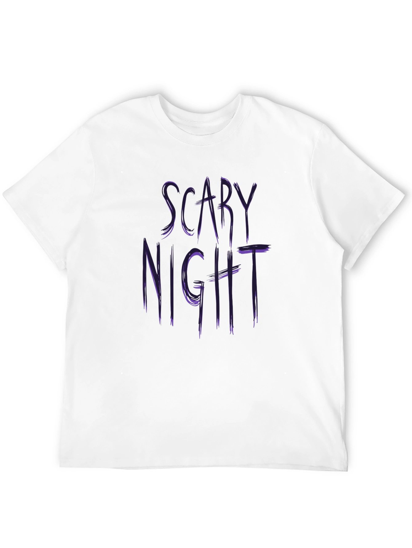 Scary Night Black Graphic Tee