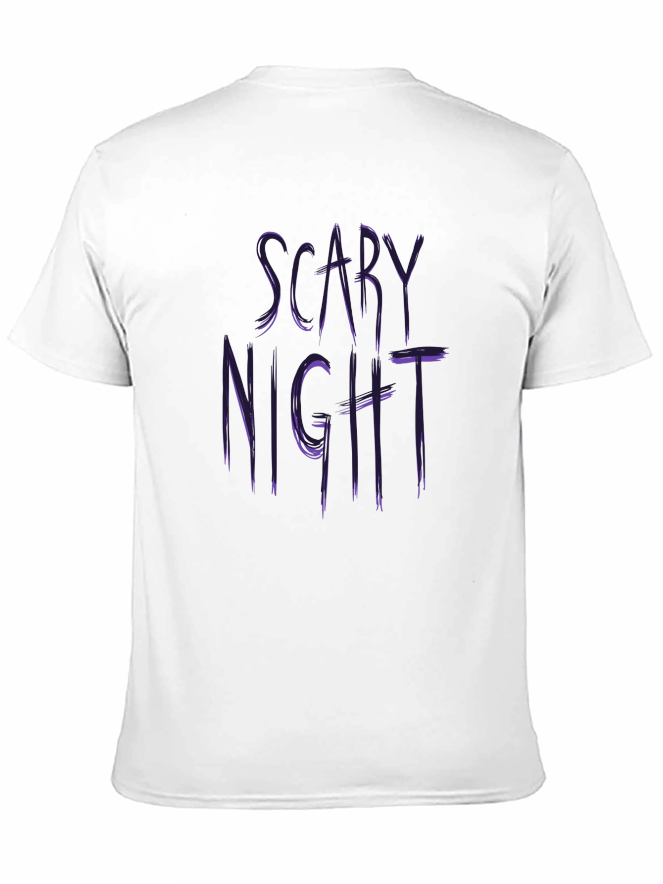 Scary Night Black Graphic Tee